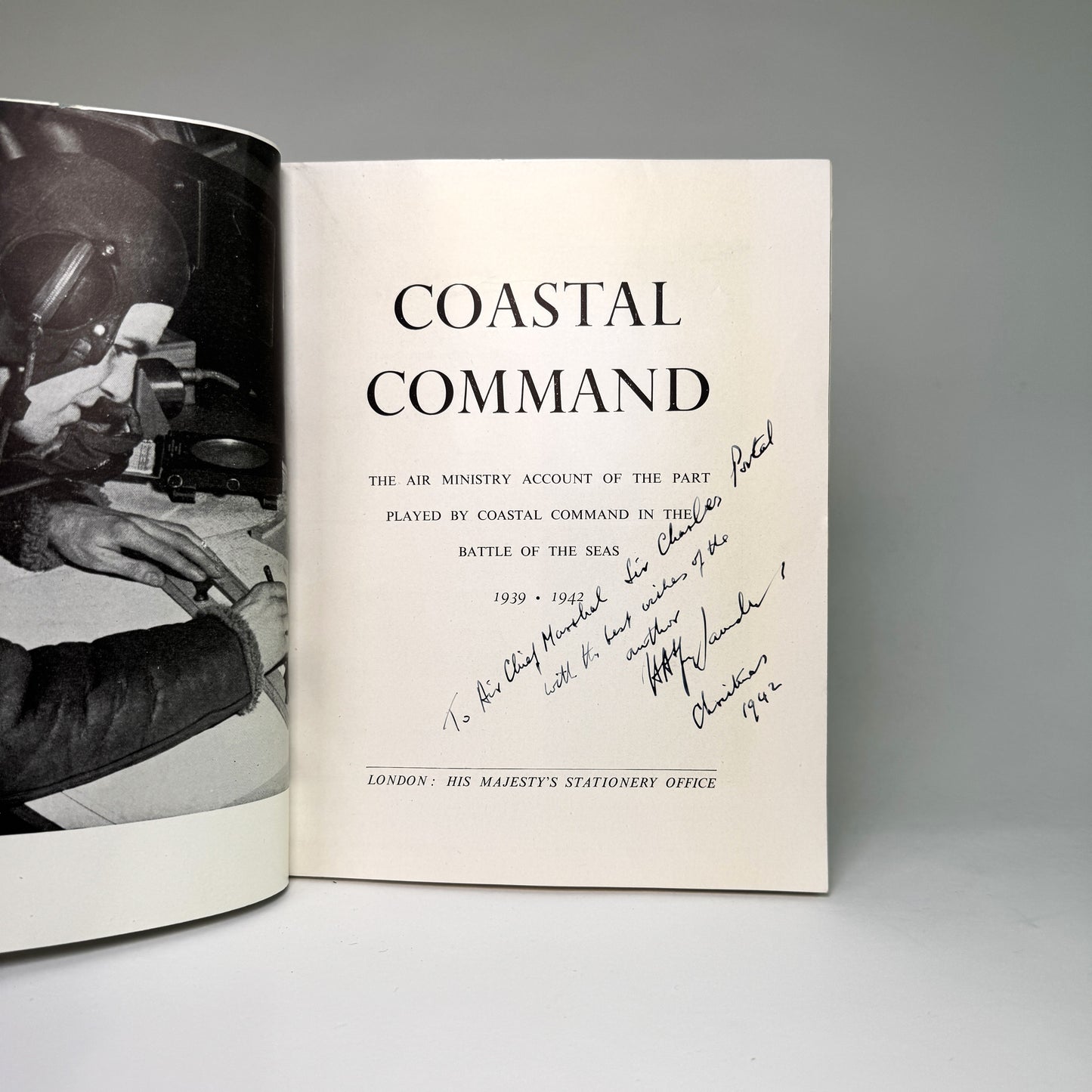 Coastal Command - Saunders Presentation Copy to Air Chief Marshal Portal