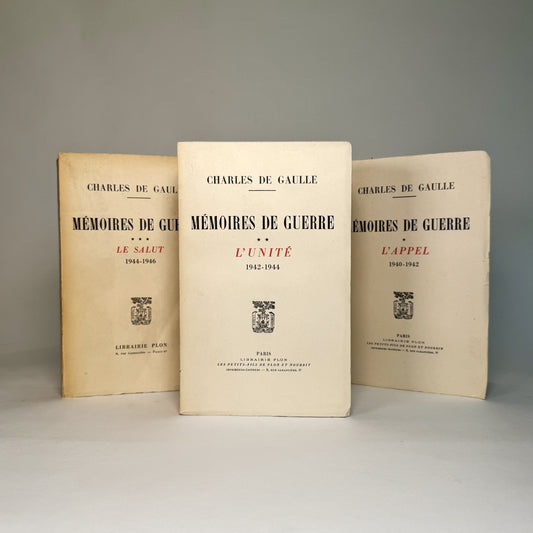 President de Gaulle’s Signed War Memoirs from Lord Portal’s Collection