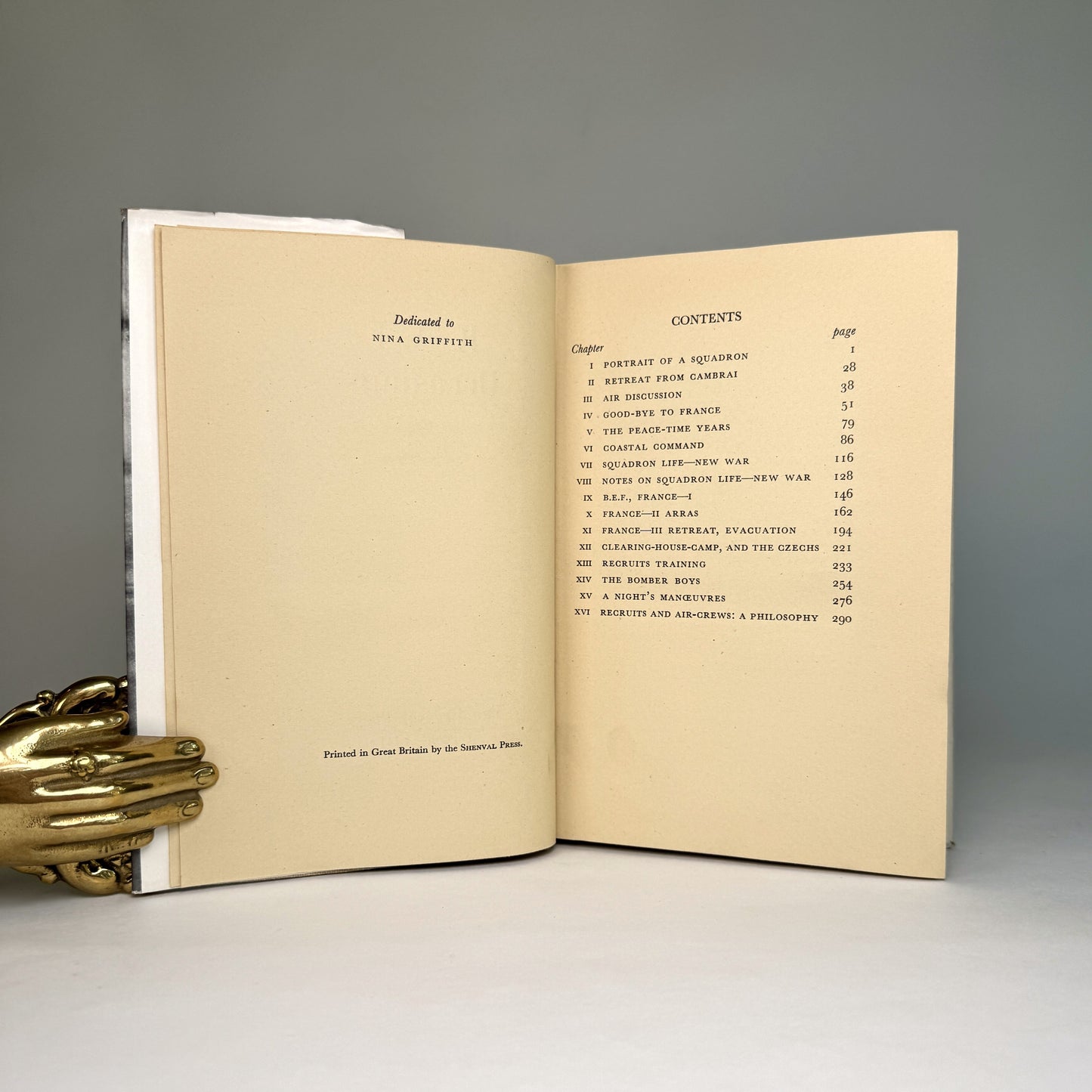 R.A.F. Occasions by Hubert Griffith - First Edition Presentation Copy to Air Chief Marshal Sir Charles Portal, with Portal’s Own Wartime Annotations