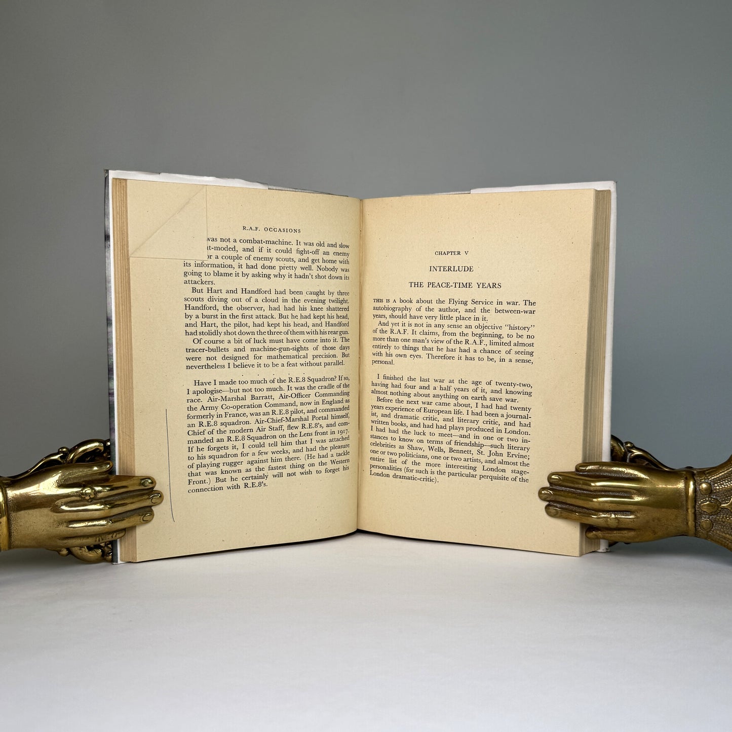 R.A.F. Occasions by Hubert Griffith - First Edition Presentation Copy to Air Chief Marshal Sir Charles Portal, with Portal’s Own Wartime Annotations