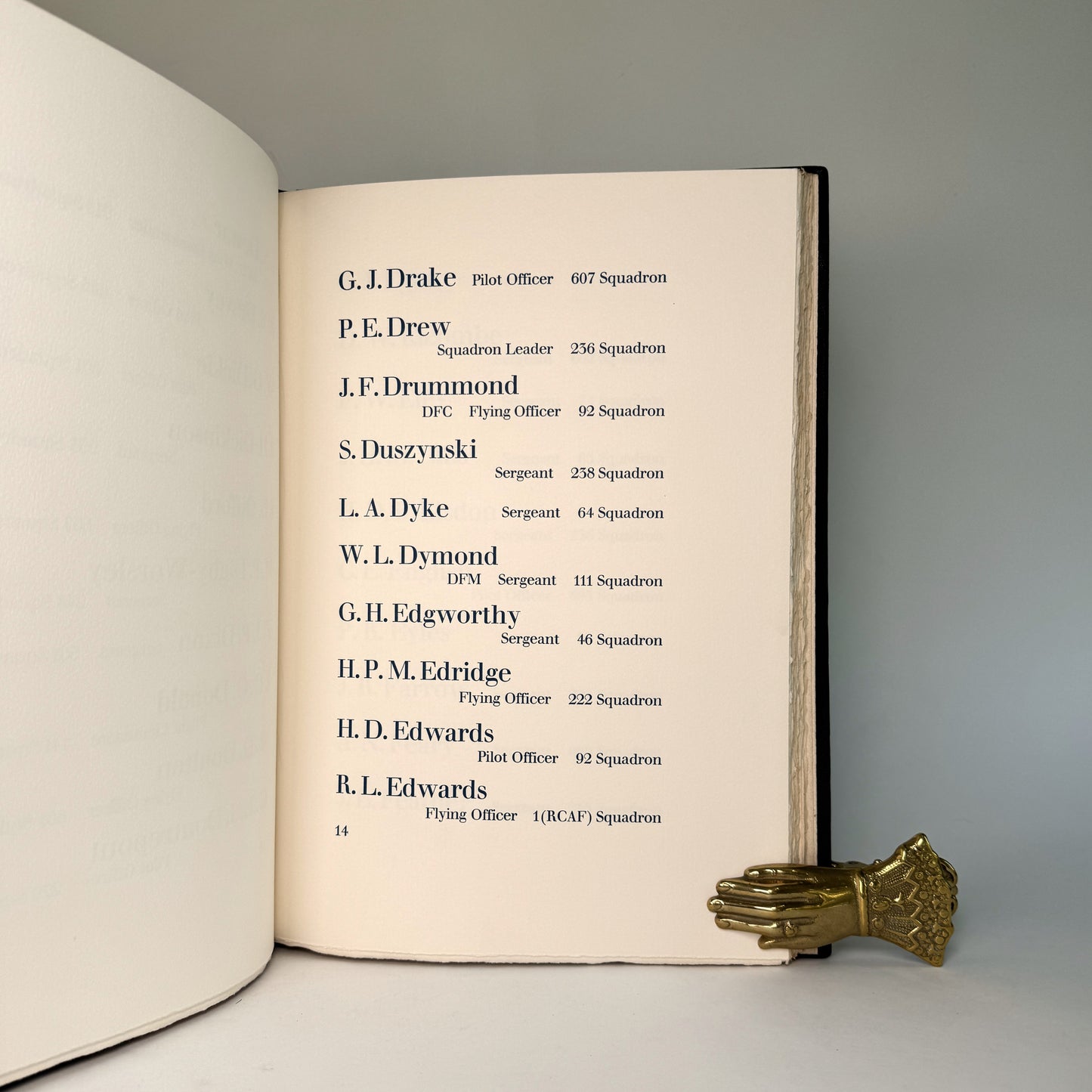 Prince Philip Signed Battle of Britain Roll of Honour - One of 80