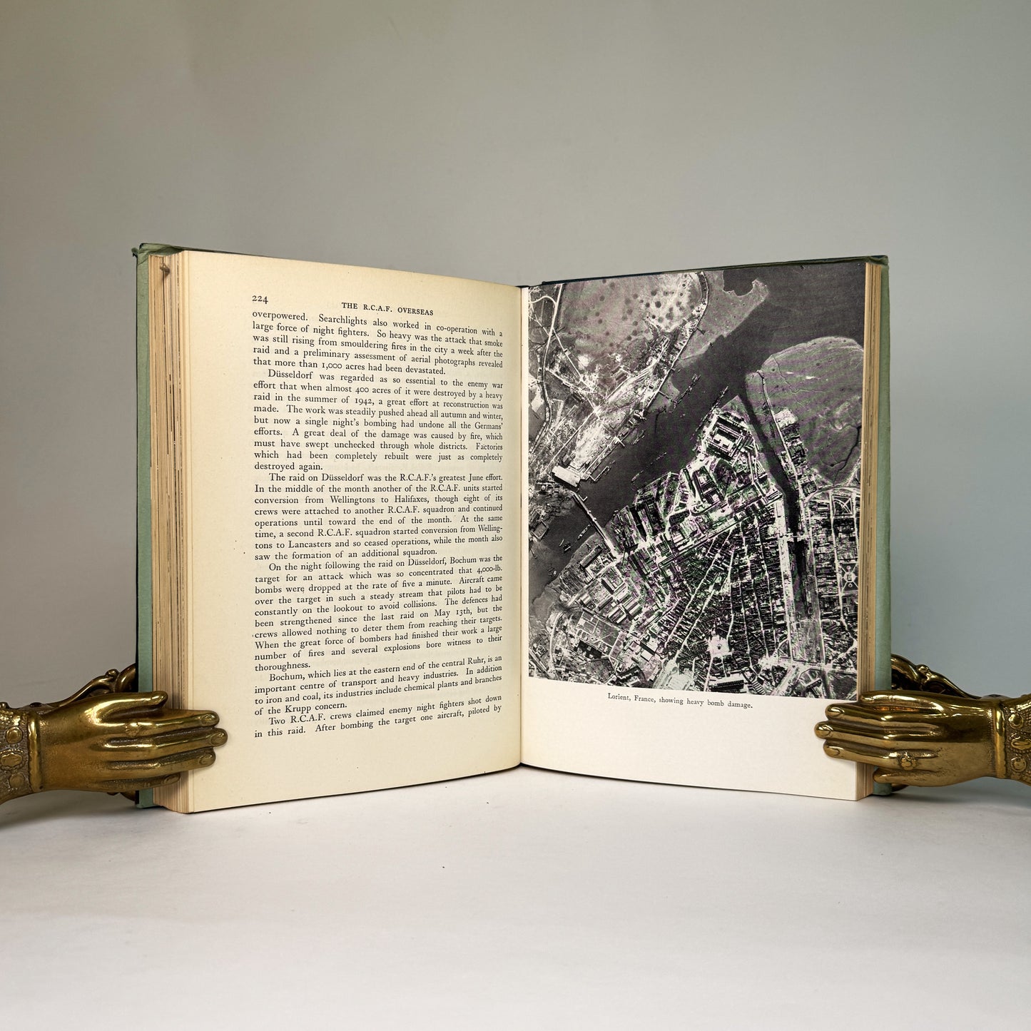 The RCAF Overseas - Inscribed by Air Marshal Leckie to Air Marshal Lord Portal