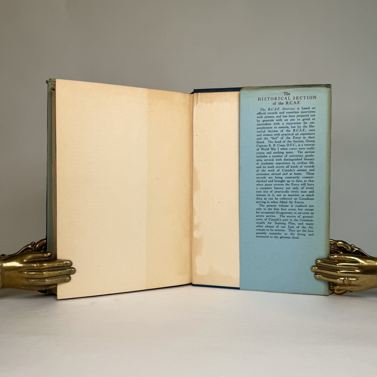 The RCAF Overseas - Inscribed by Air Marshal Leckie to Air Marshal Lord Portal