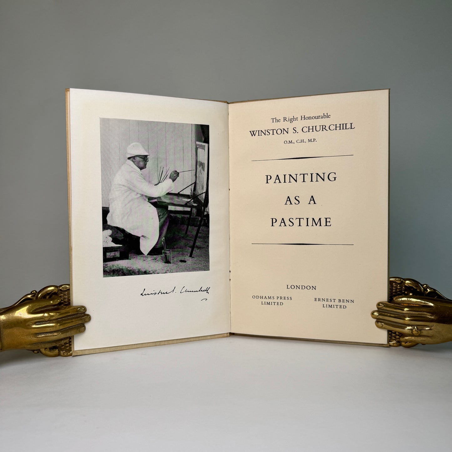 Churchill’s Painting as a Pastime - First Edition from the Library of Lord Portal