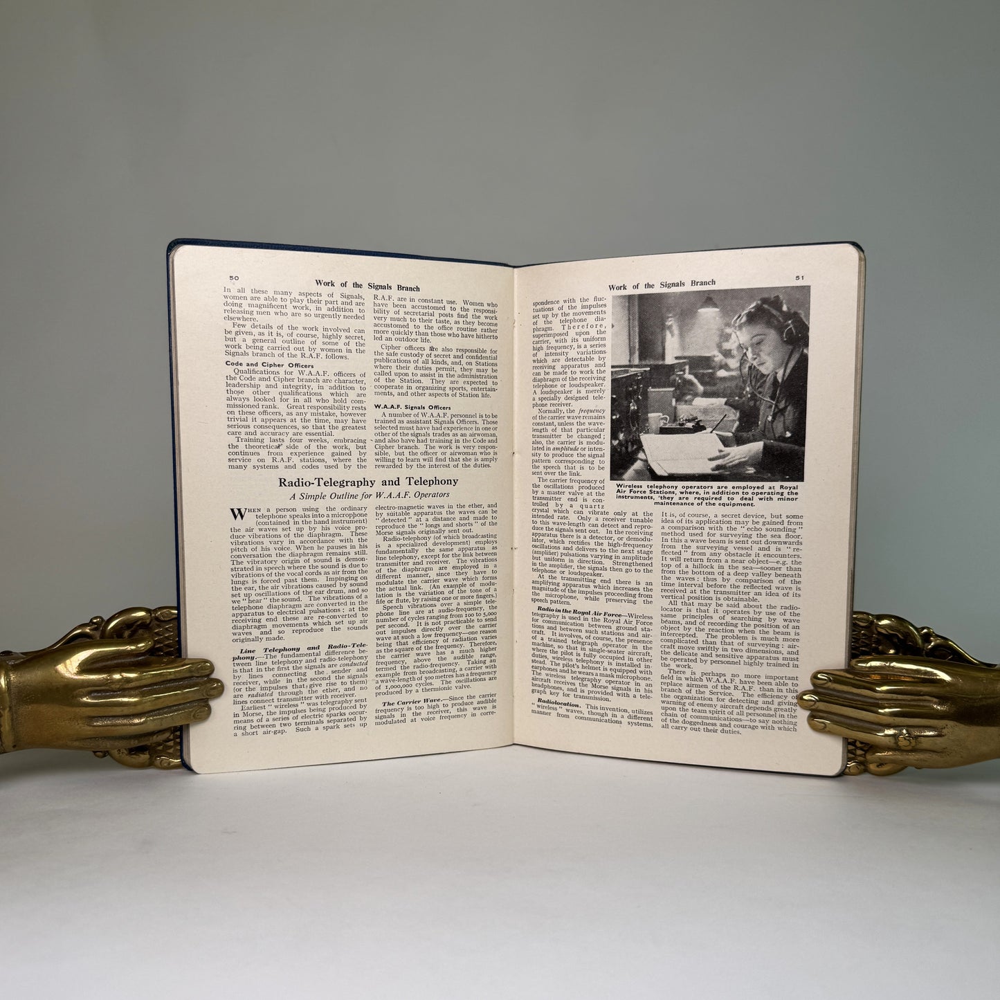 The Book of the W.A.A.F. - Portal’s RAF-Bound Copy, 1942