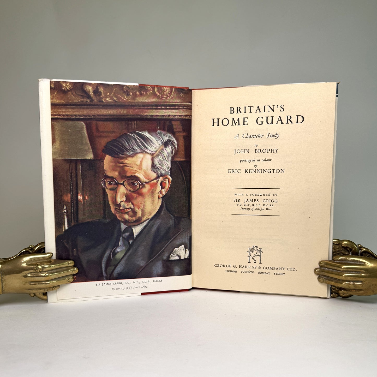 Eric Kennington’s Britain’s Home Guard, Presented to Sir Charles Portal
