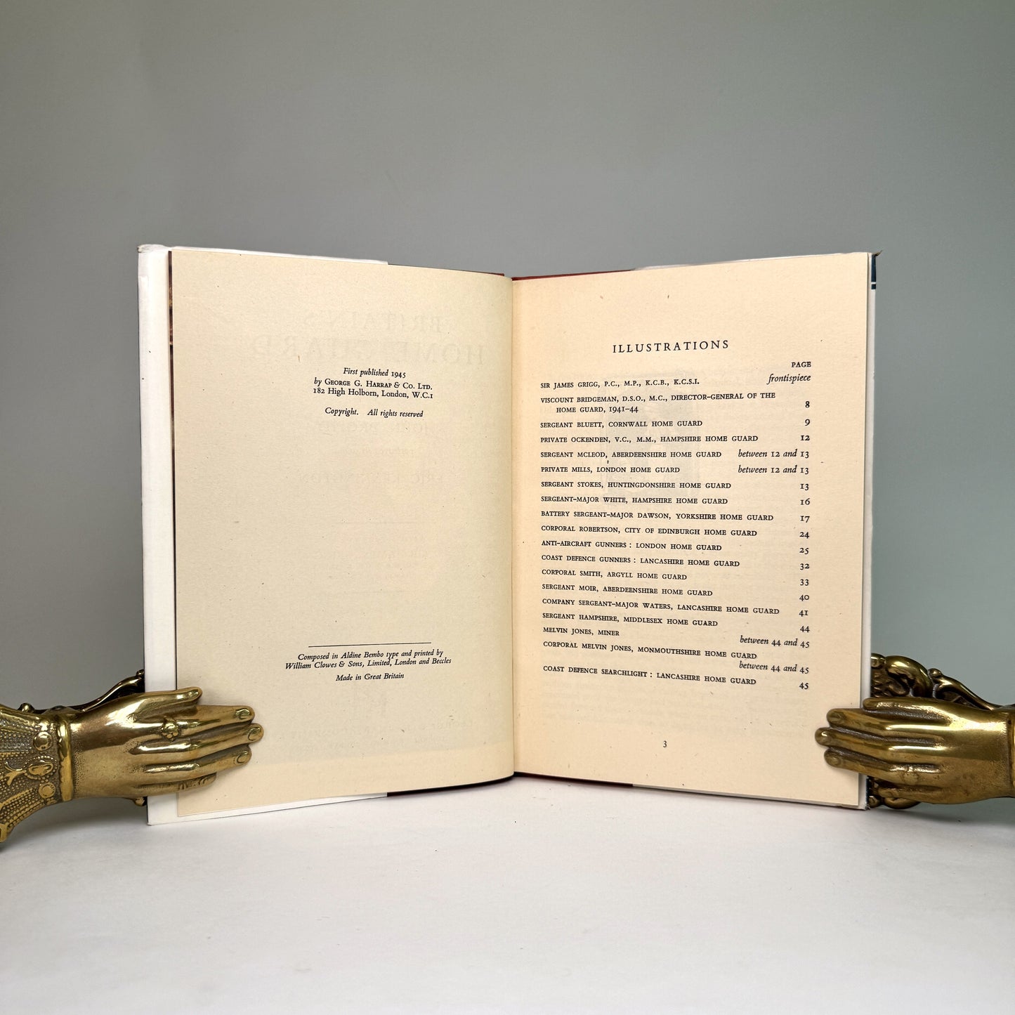 Eric Kennington’s Britain’s Home Guard, Presented to Sir Charles Portal