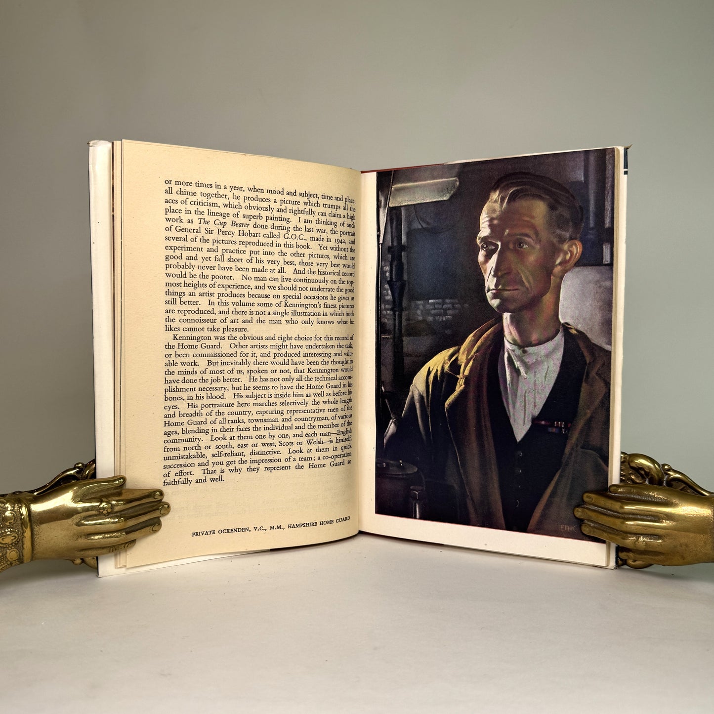 Eric Kennington’s Britain’s Home Guard, Presented to Sir Charles Portal