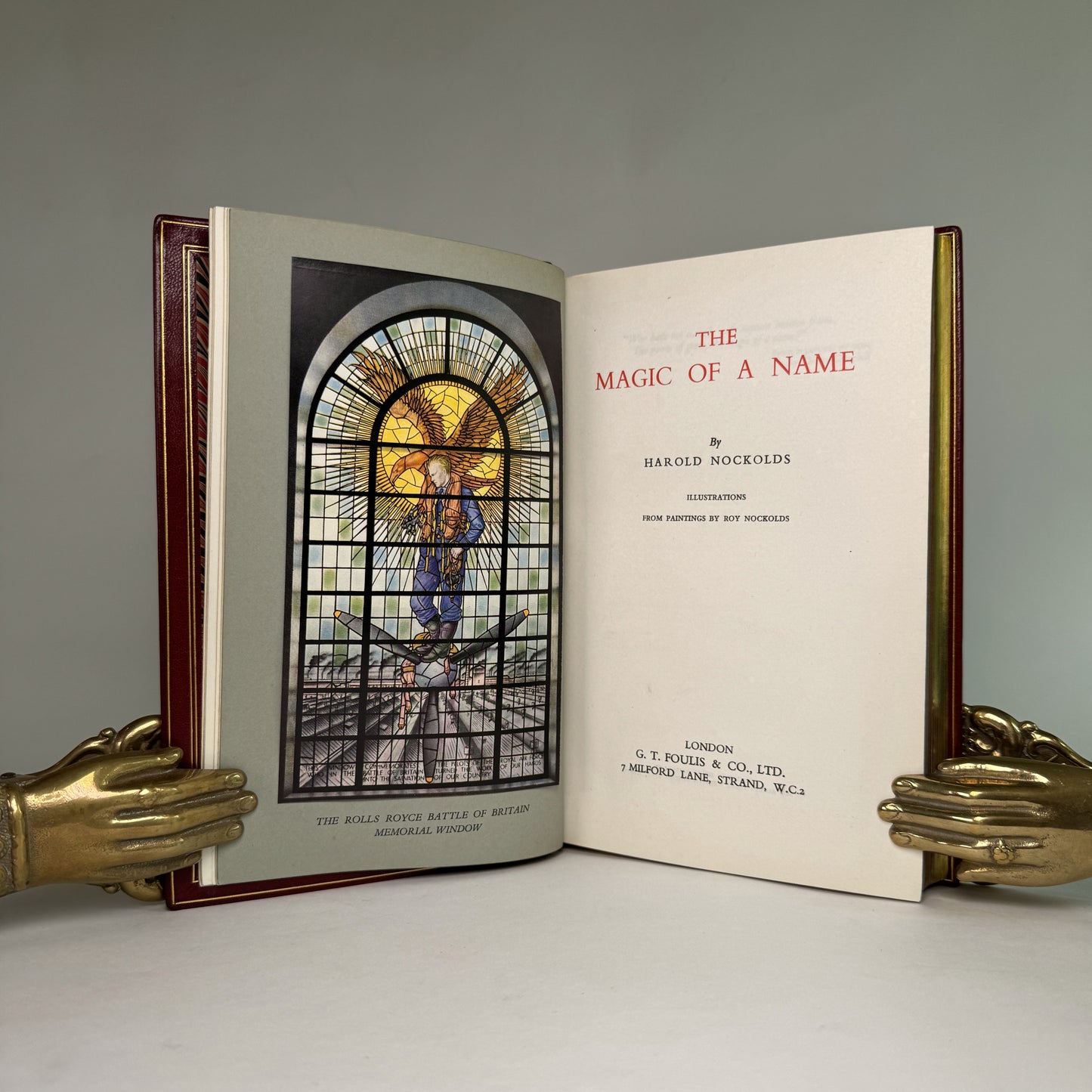 The Magic of a Name - Rolls-Royce Presentation Copy to Lord Portal, Bound by Sangorski