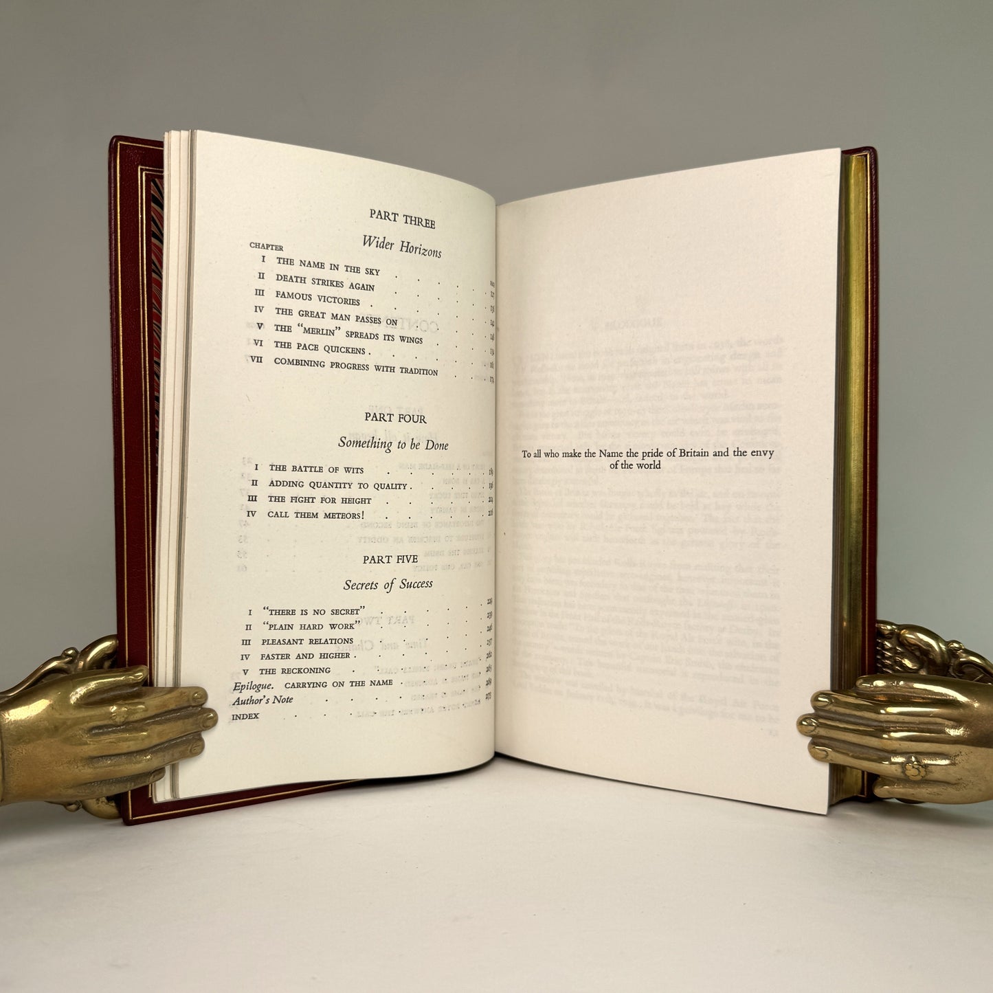 The Magic of a Name - Rolls-Royce Presentation Copy to Lord Portal, Bound by Sangorski