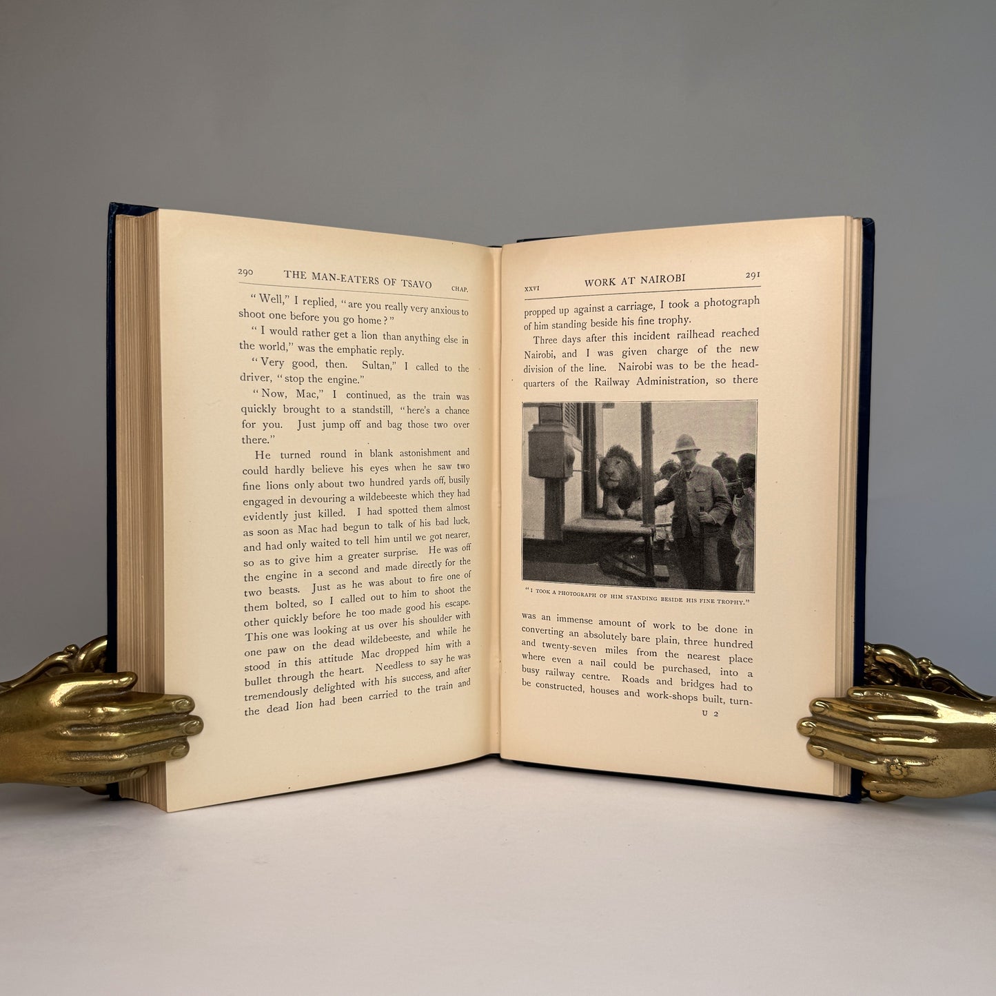 PATTERSON, J. H. The Man-Eaters of Tsavo - Walter Rutherford Peterson Sporting Copy