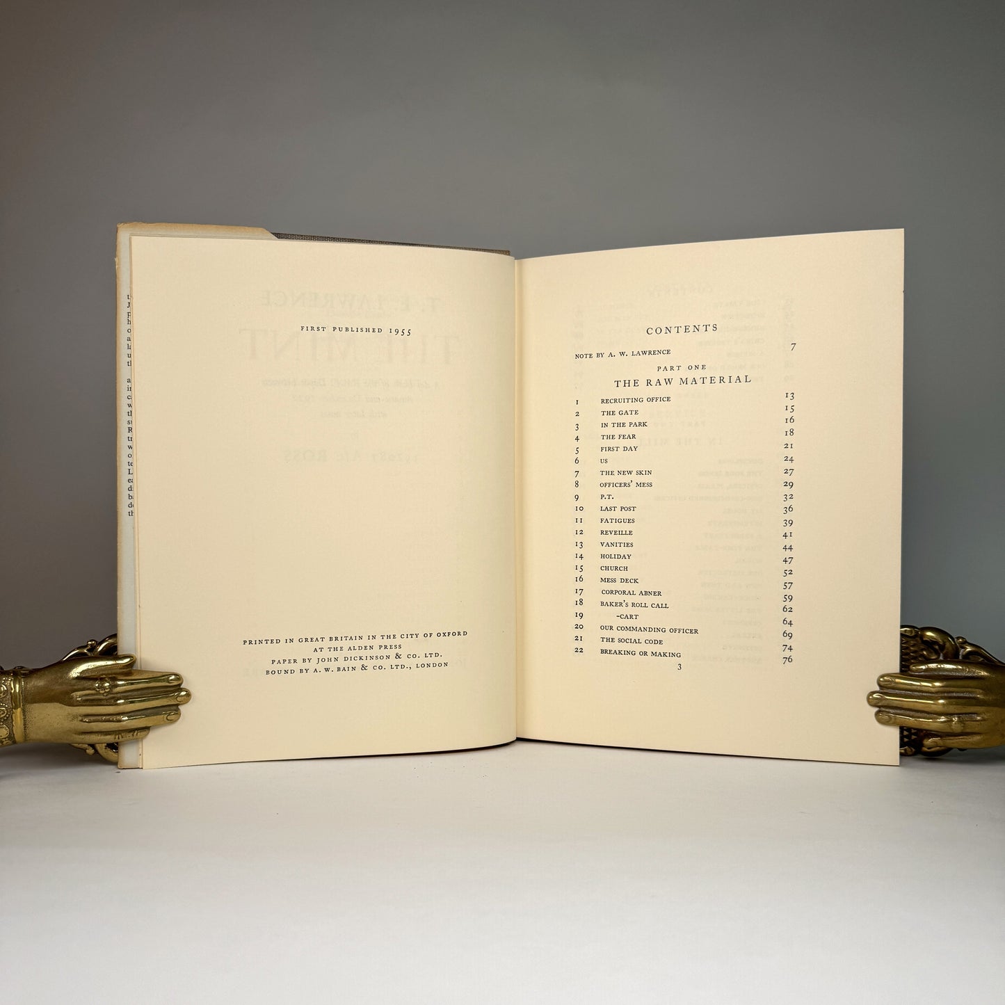 T. E. Lawrence - The Mint - The RAF Memoir of “A/c Ross” in Dust Jacket