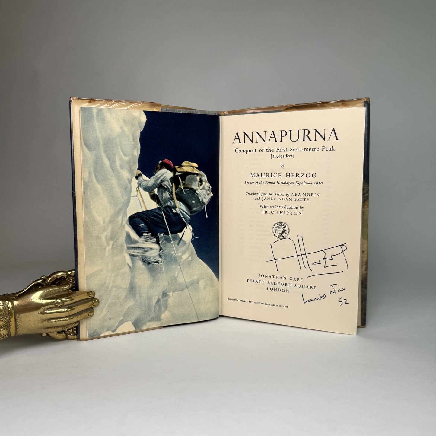 Maurice Herzog - Annapurna - Signed 1952 Account of the First 8,000-Metre Peak