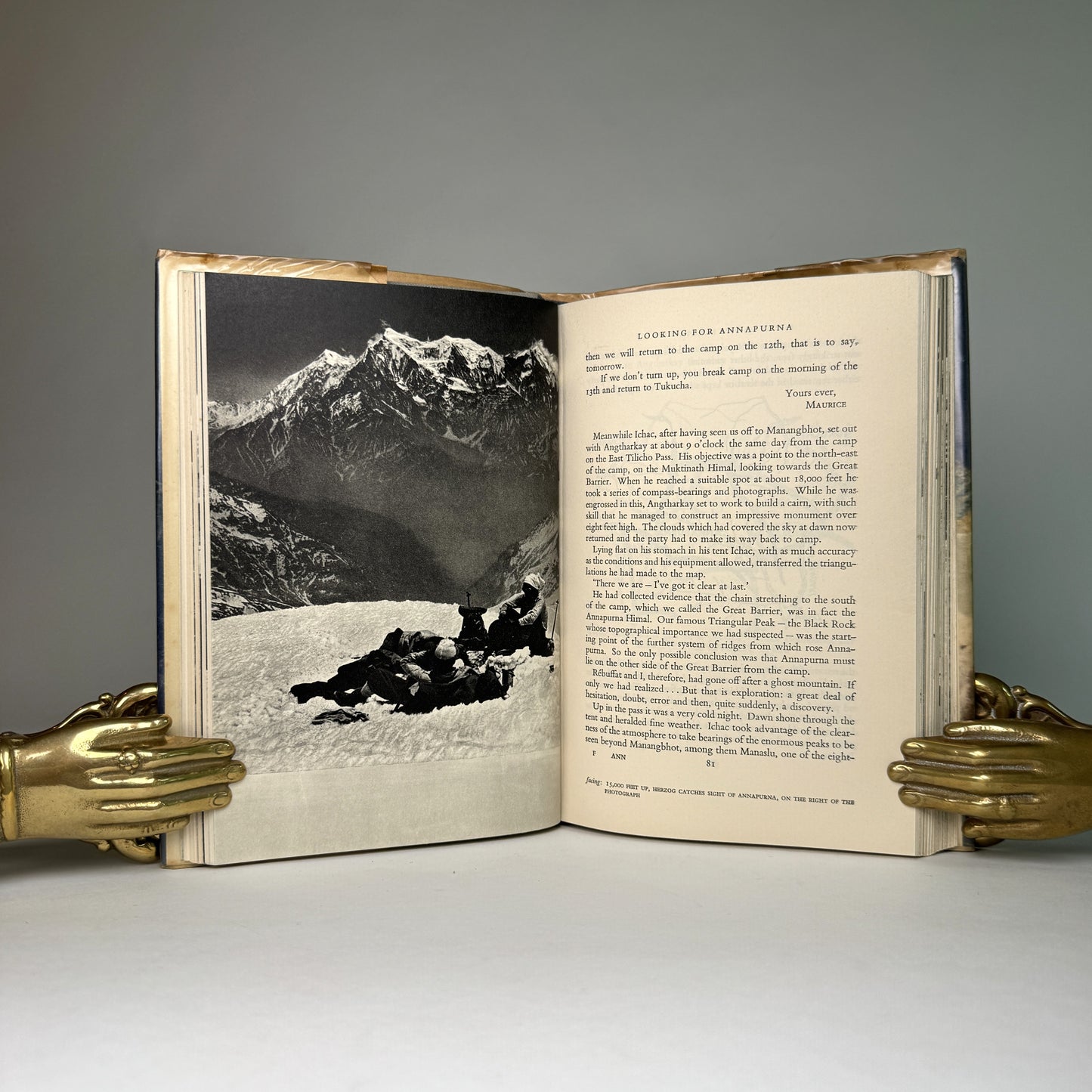 Maurice Herzog - Annapurna - Signed 1952 Account of the First 8,000-Metre Peak