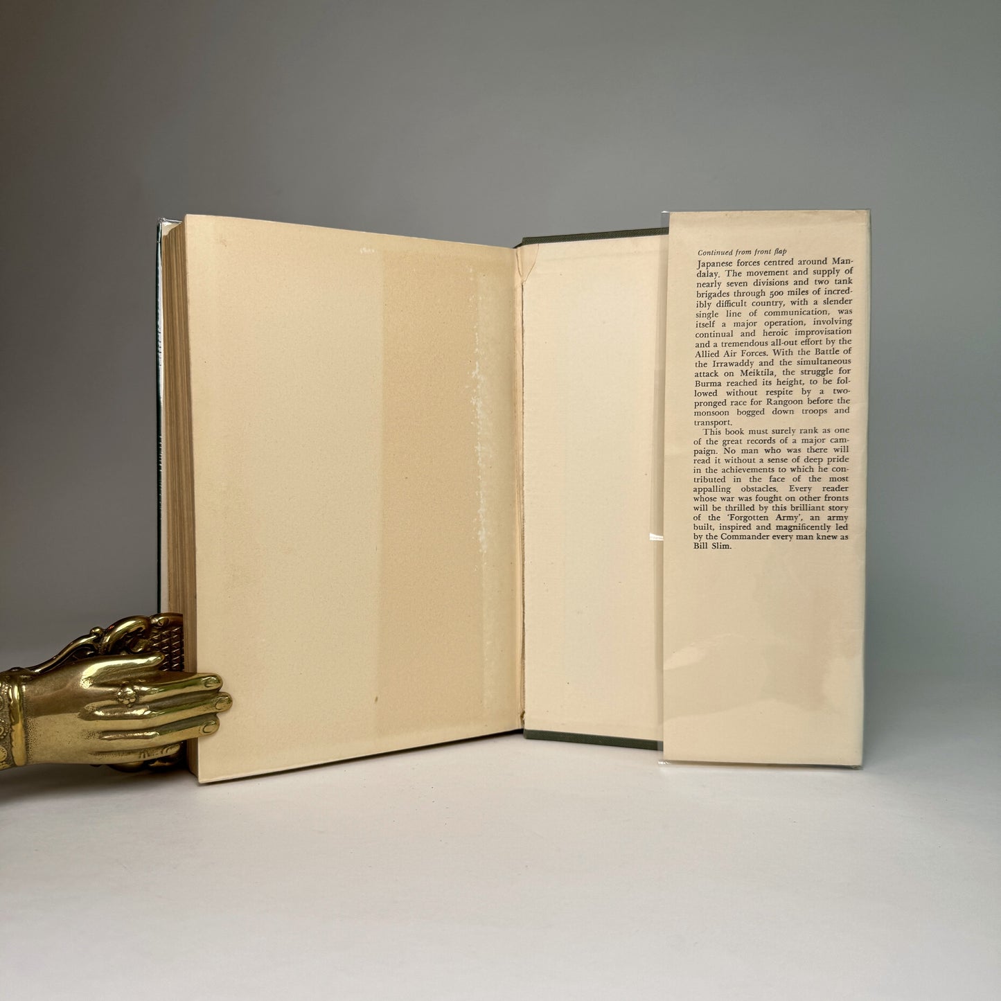 Field-Marshal Sir William Slim - Defeat Into Victory - Signed Copy in Remarkable Jacket