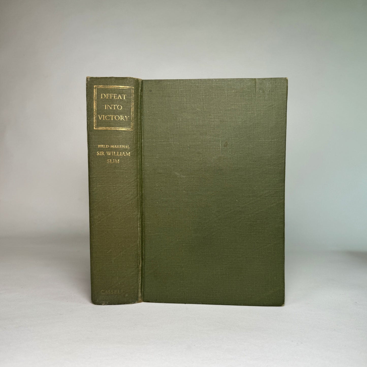Field-Marshal Sir William Slim - Defeat Into Victory - Signed Copy in Remarkable Jacket