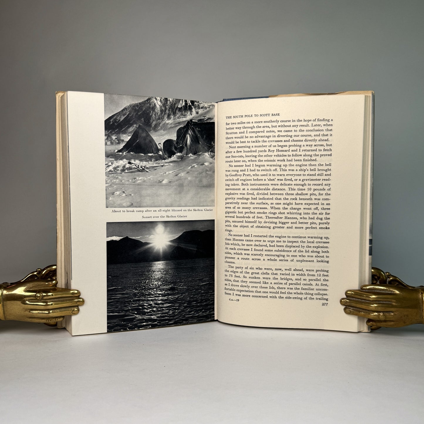 Sir Vivian Fuchs & Edmund Hillary - The Crossing of Antarctica - Signed 1958 Expedition Account