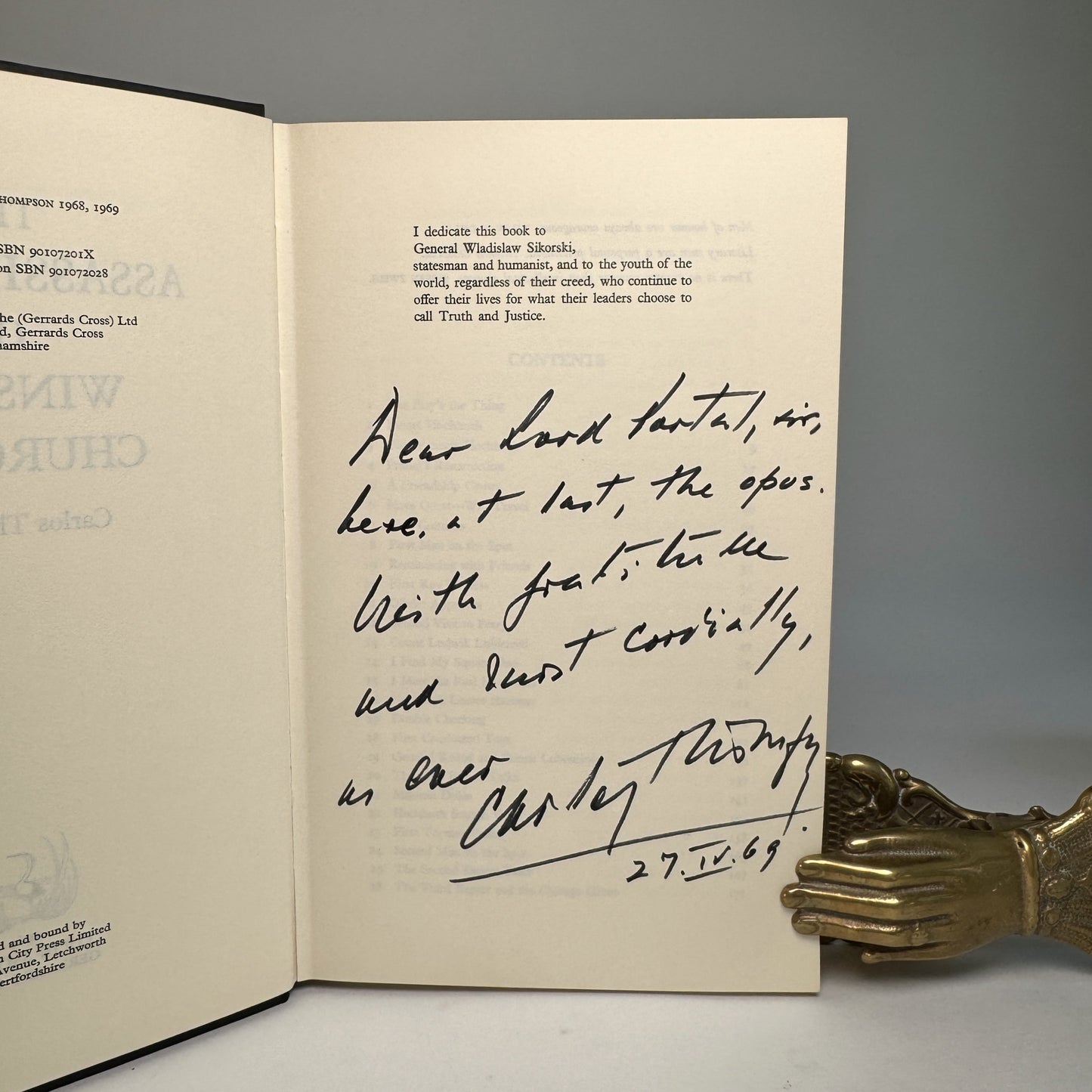 The Assassination of Winston Churchill - Thompson to Lord Portal, Churchill’s Wartime Air Chief