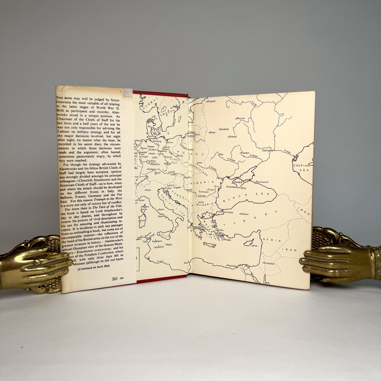 Triumph in the West - Bryant and Alanbrooke Double-Signed Copy from Library of Lord Portal