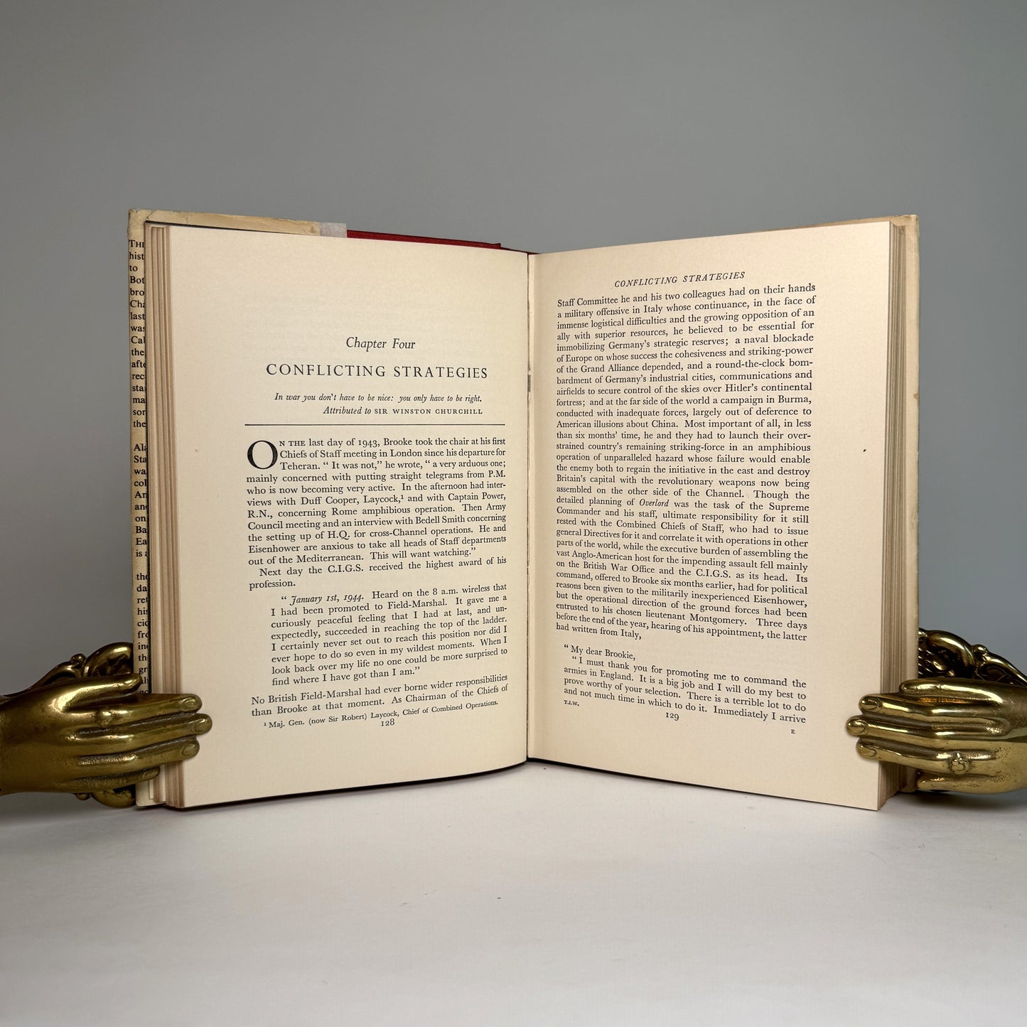 Triumph in the West - Bryant and Alanbrooke Double-Signed Copy from Library of Lord Portal