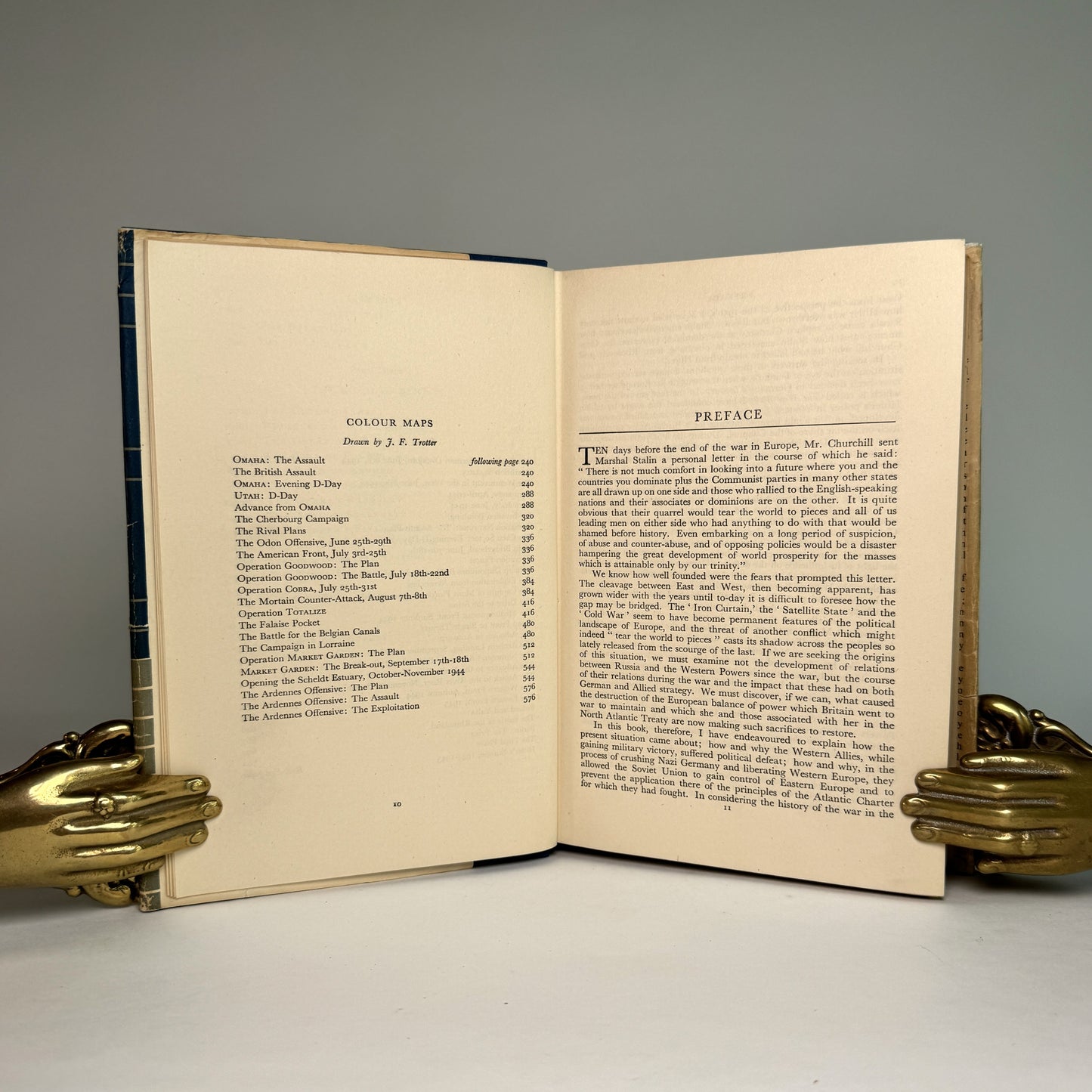 The Struggle for Europe - Chester Wilmot Presentation Copy to Lord Portal, Chief of the Air Staff