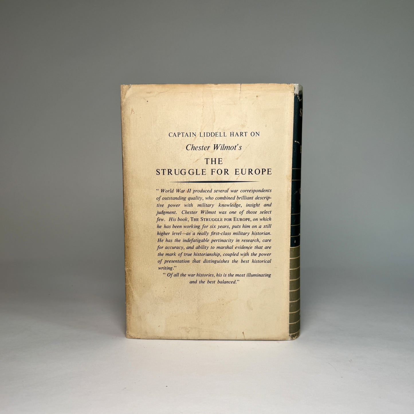 The Struggle for Europe - Chester Wilmot Presentation Copy to Lord Portal, Chief of the Air Staff