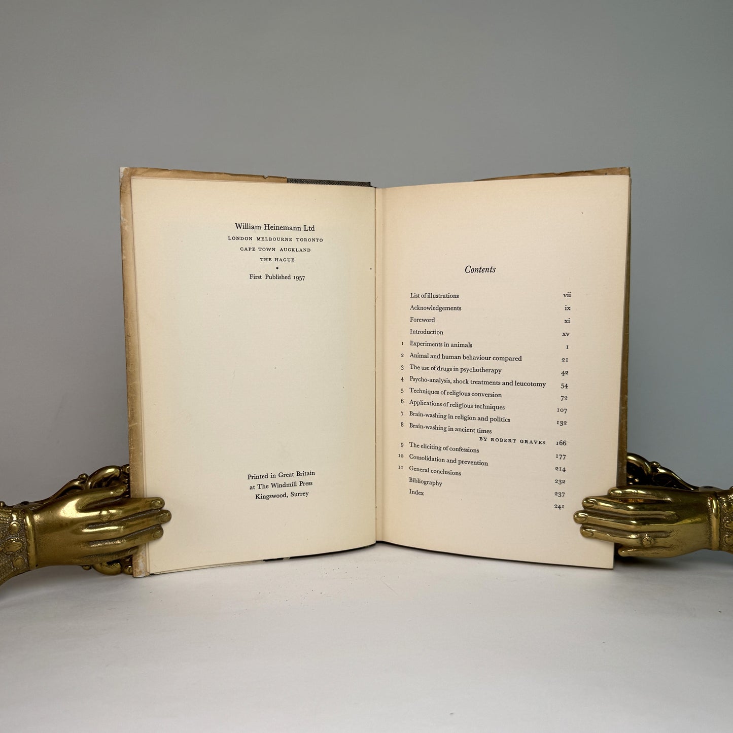 Battle for the Mind - William Sargant Inscribed Copy