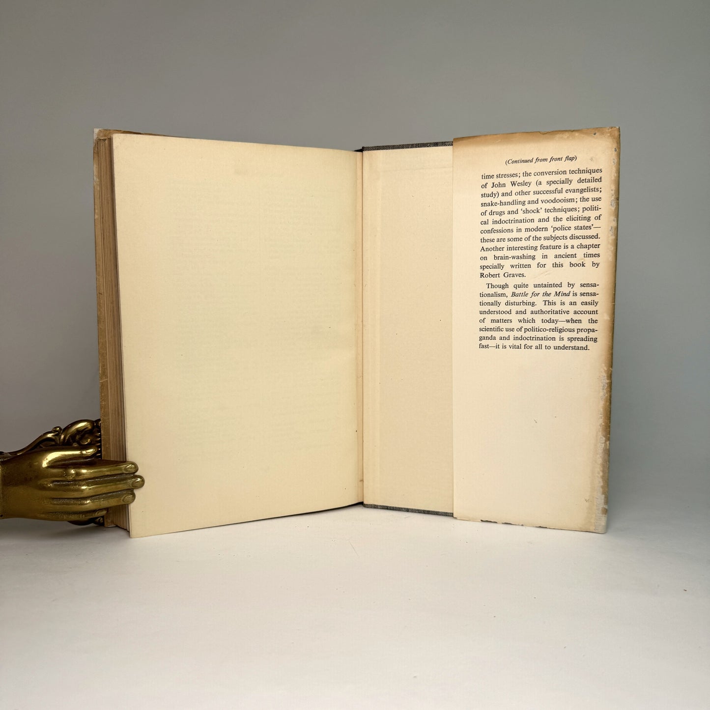 Battle for the Mind - William Sargant Inscribed Copy