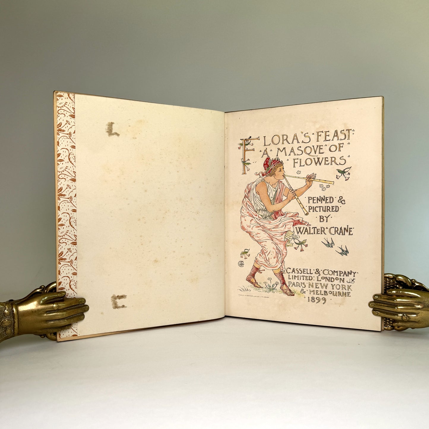 Walter Crane’s Flora’s Feast: A Masque of Flowers - Exceptional 1899 Edition