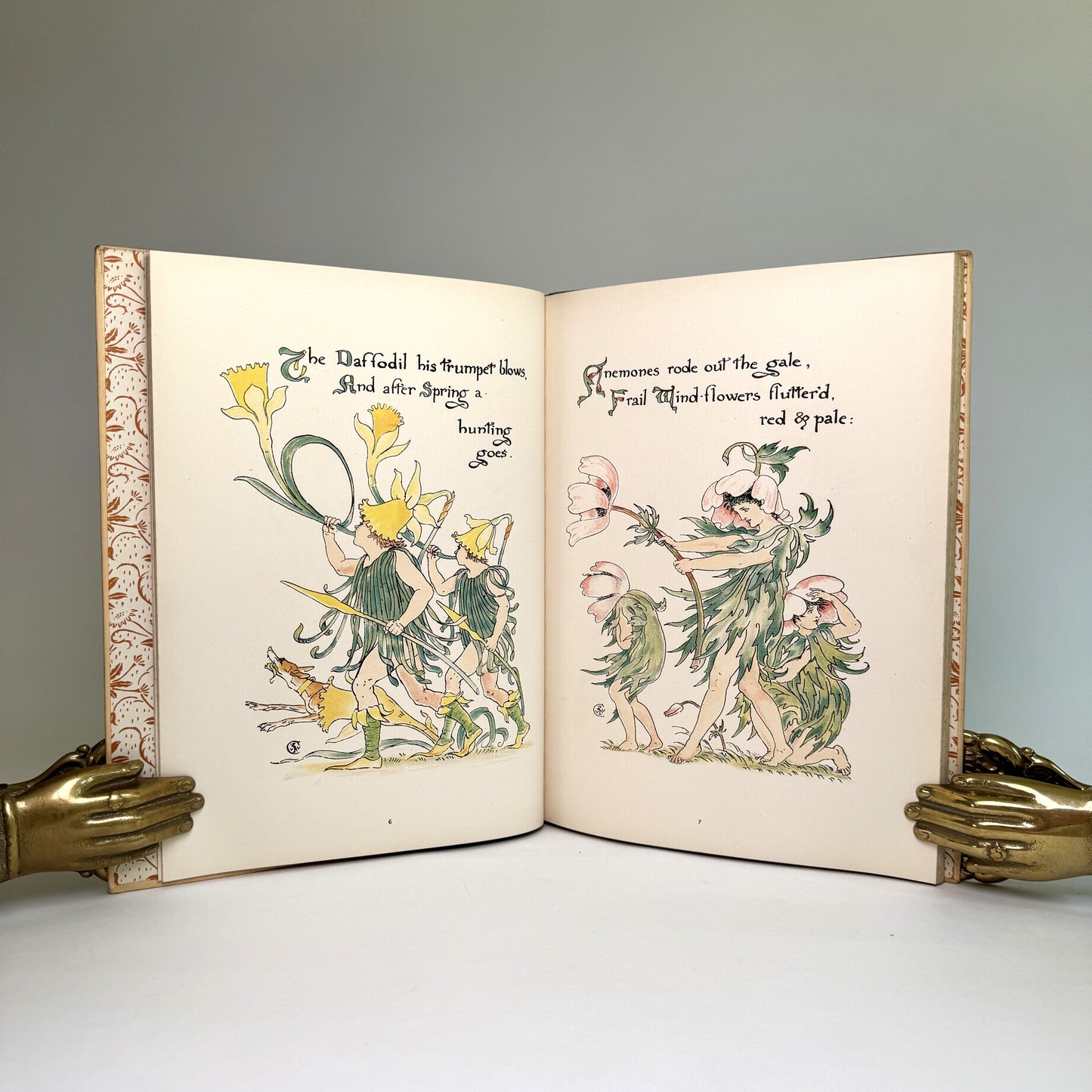 Walter Crane’s Flora’s Feast: A Masque of Flowers - Exceptional 1899 Edition