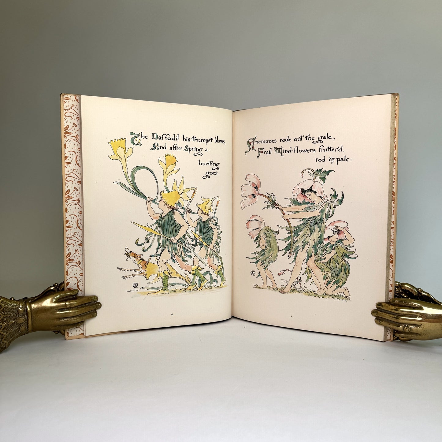 Walter Crane’s Flora’s Feast: A Masque of Flowers - Exceptional 1899 Edition