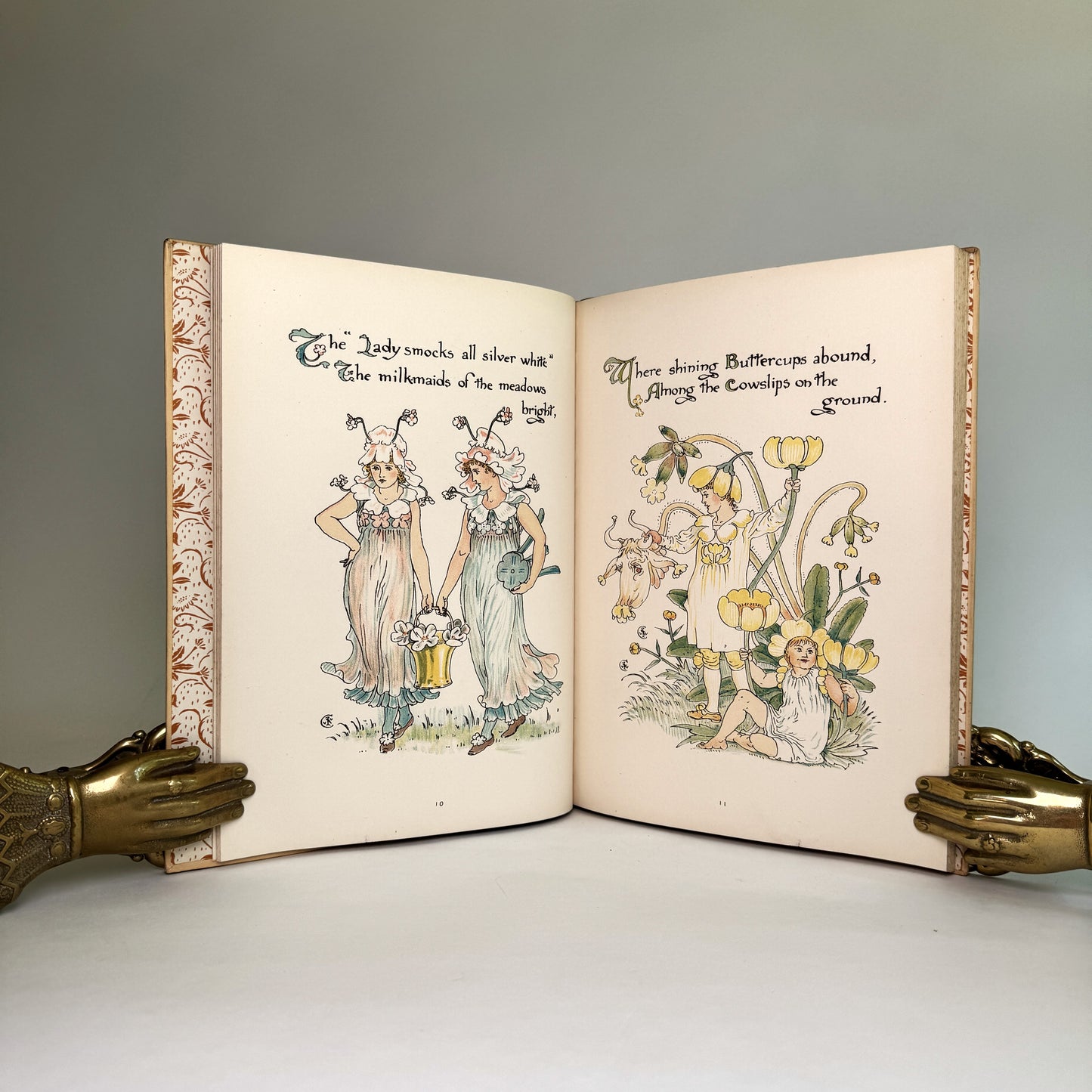 Walter Crane’s Flora’s Feast: A Masque of Flowers - Exceptional 1899 Edition