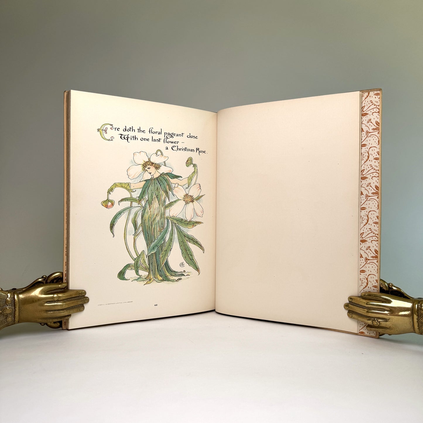 Walter Crane’s Flora’s Feast: A Masque of Flowers - Exceptional 1899 Edition