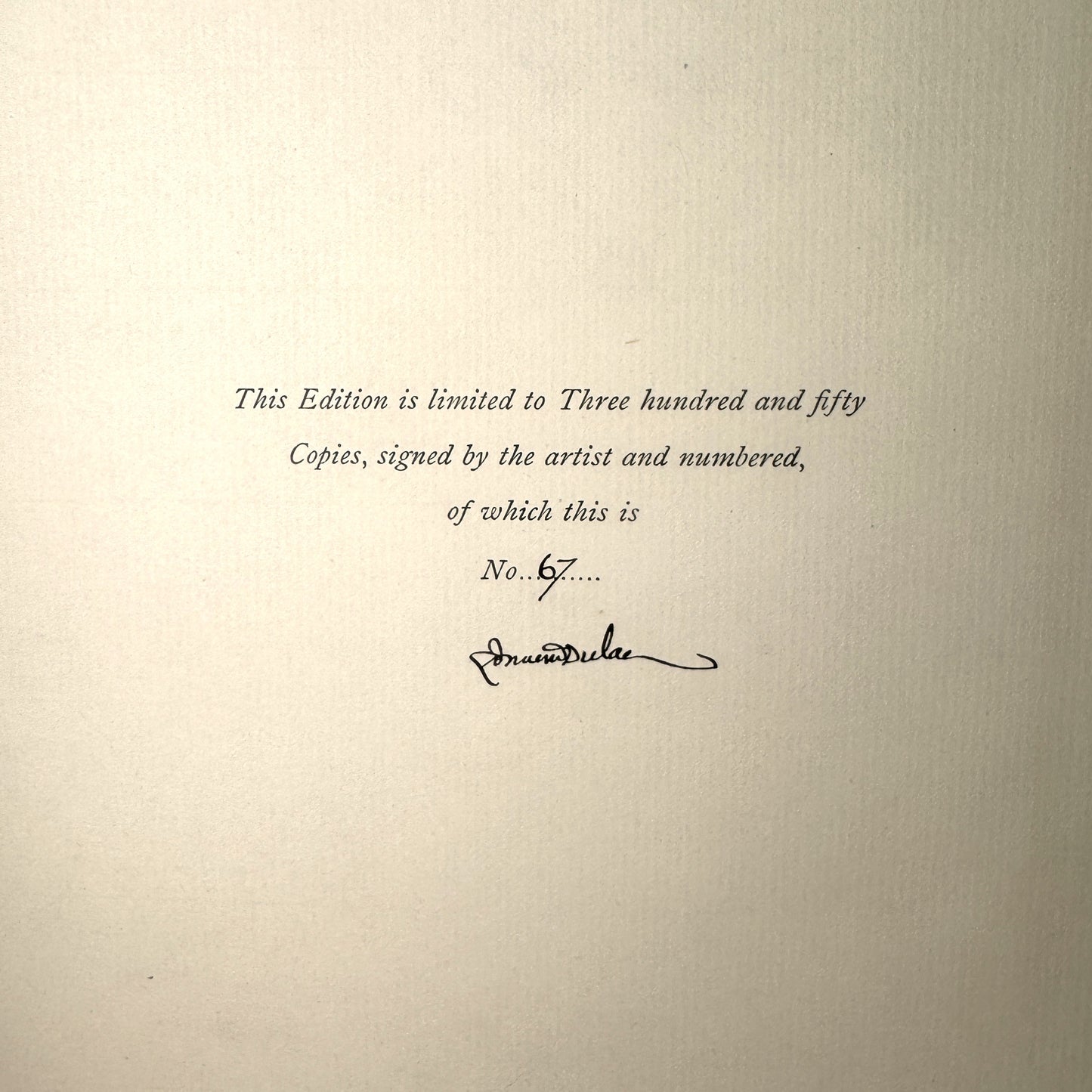 Edmund Dulac’s Fairy-Book - Signed Limited Edition, One of 350 Copies