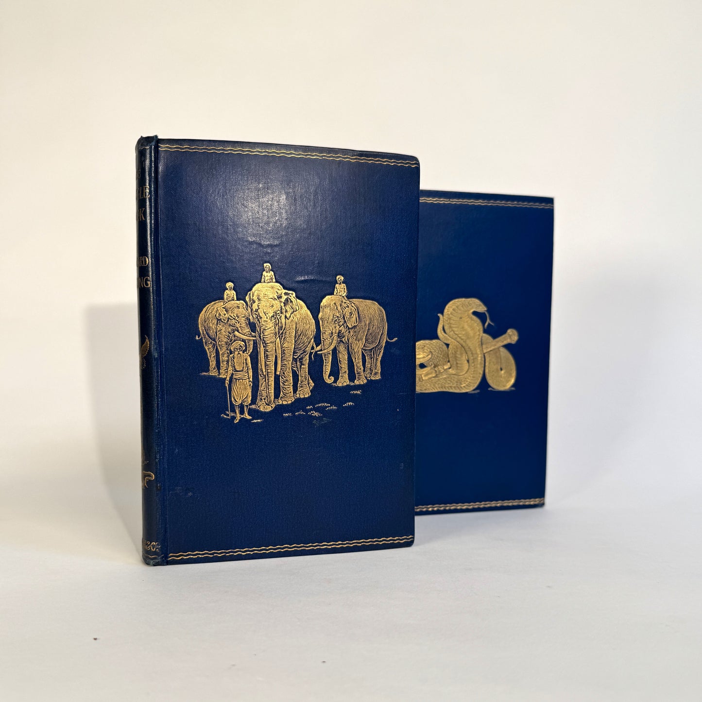 The Jungle Book and The Second Jungle Book - First Edition Set in Original Gilt Cloth