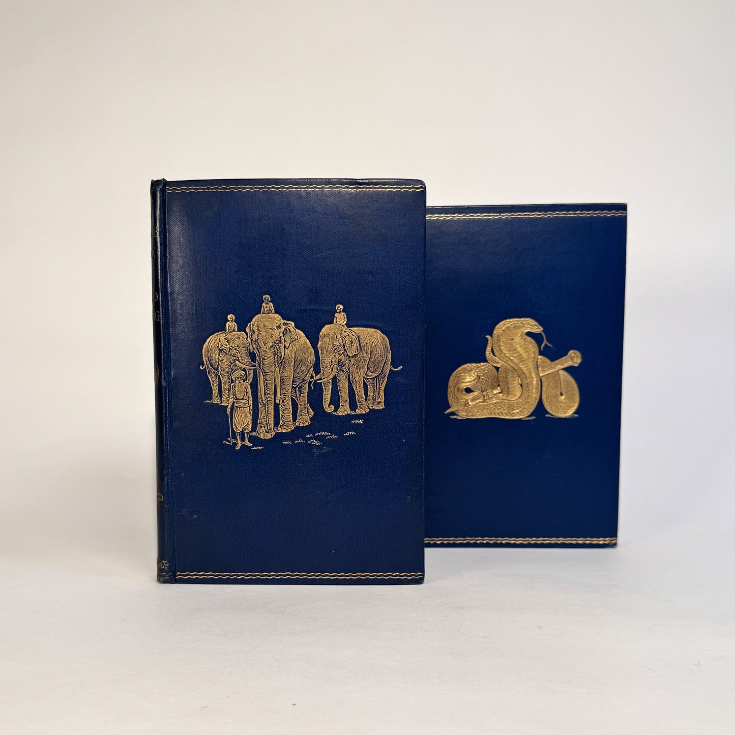 The Jungle Book and The Second Jungle Book - First Edition Set in Original Gilt Cloth