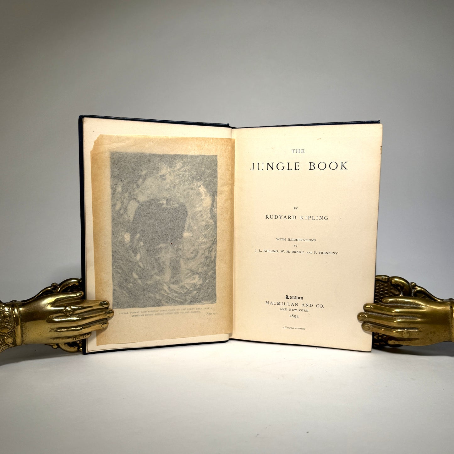 The Jungle Book and The Second Jungle Book - First Edition Set in Original Gilt Cloth