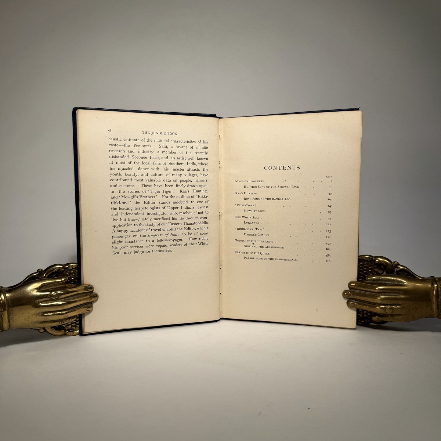 The Jungle Book and The Second Jungle Book - First Edition Set in Original Gilt Cloth