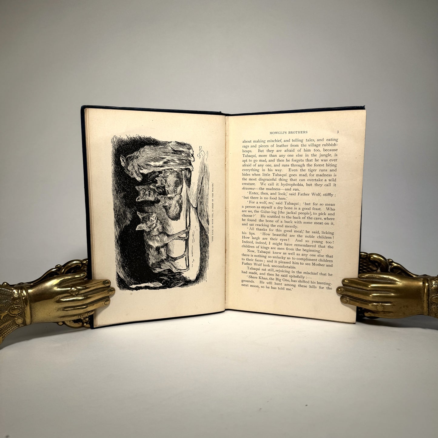 The Jungle Book and The Second Jungle Book - First Edition Set in Original Gilt Cloth