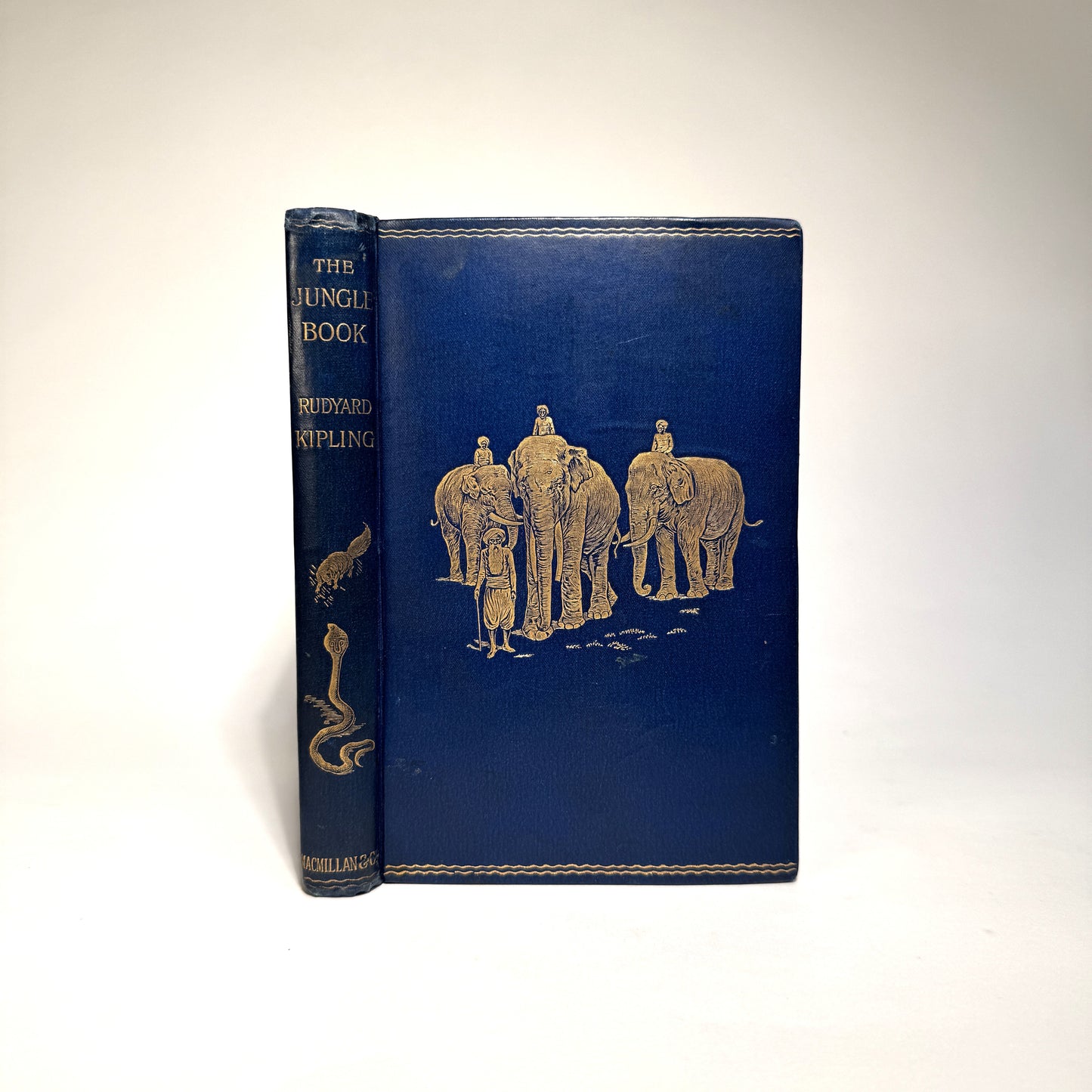 The Jungle Book and The Second Jungle Book - First Edition Set in Original Gilt Cloth