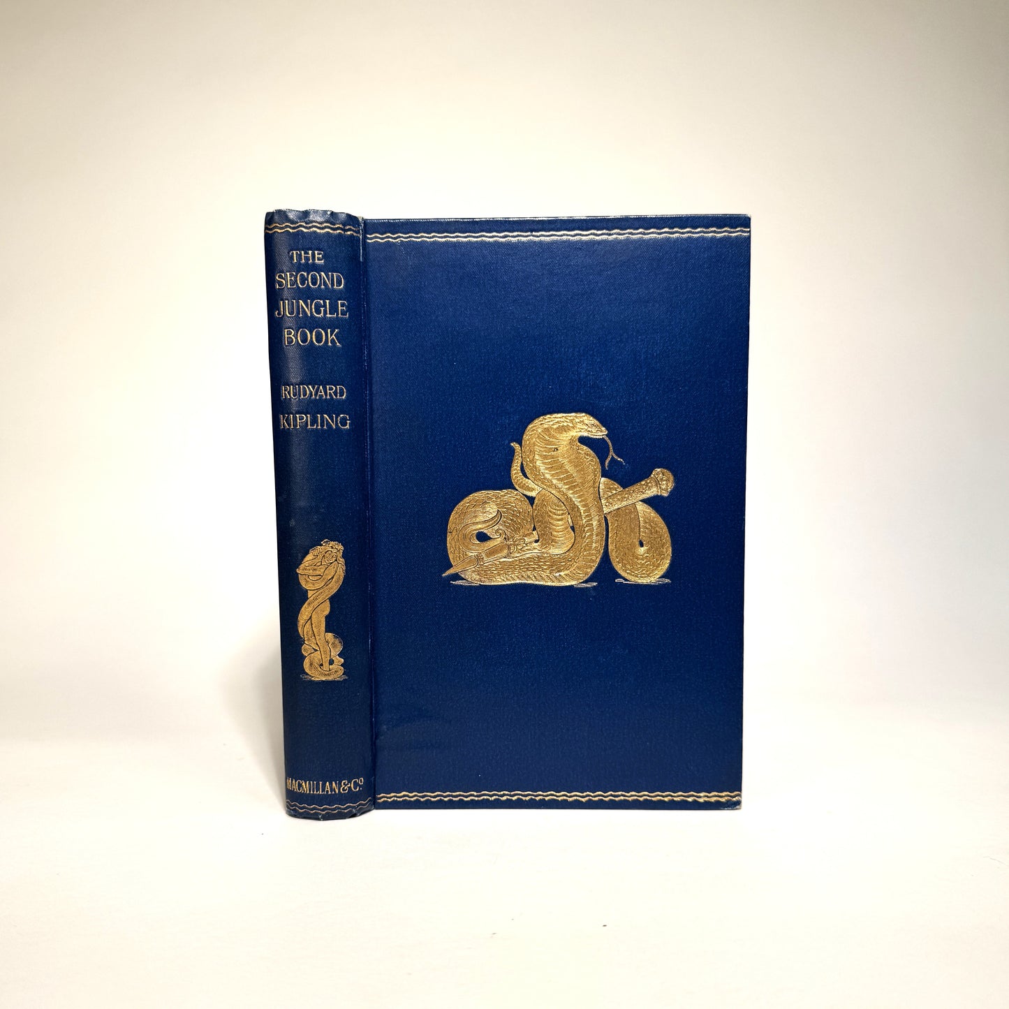 The Jungle Book and The Second Jungle Book - First Edition Set in Original Gilt Cloth