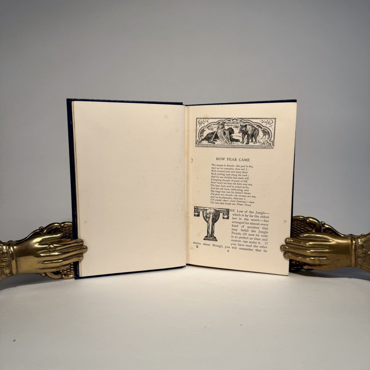 The Jungle Book and The Second Jungle Book - First Edition Set in Original Gilt Cloth