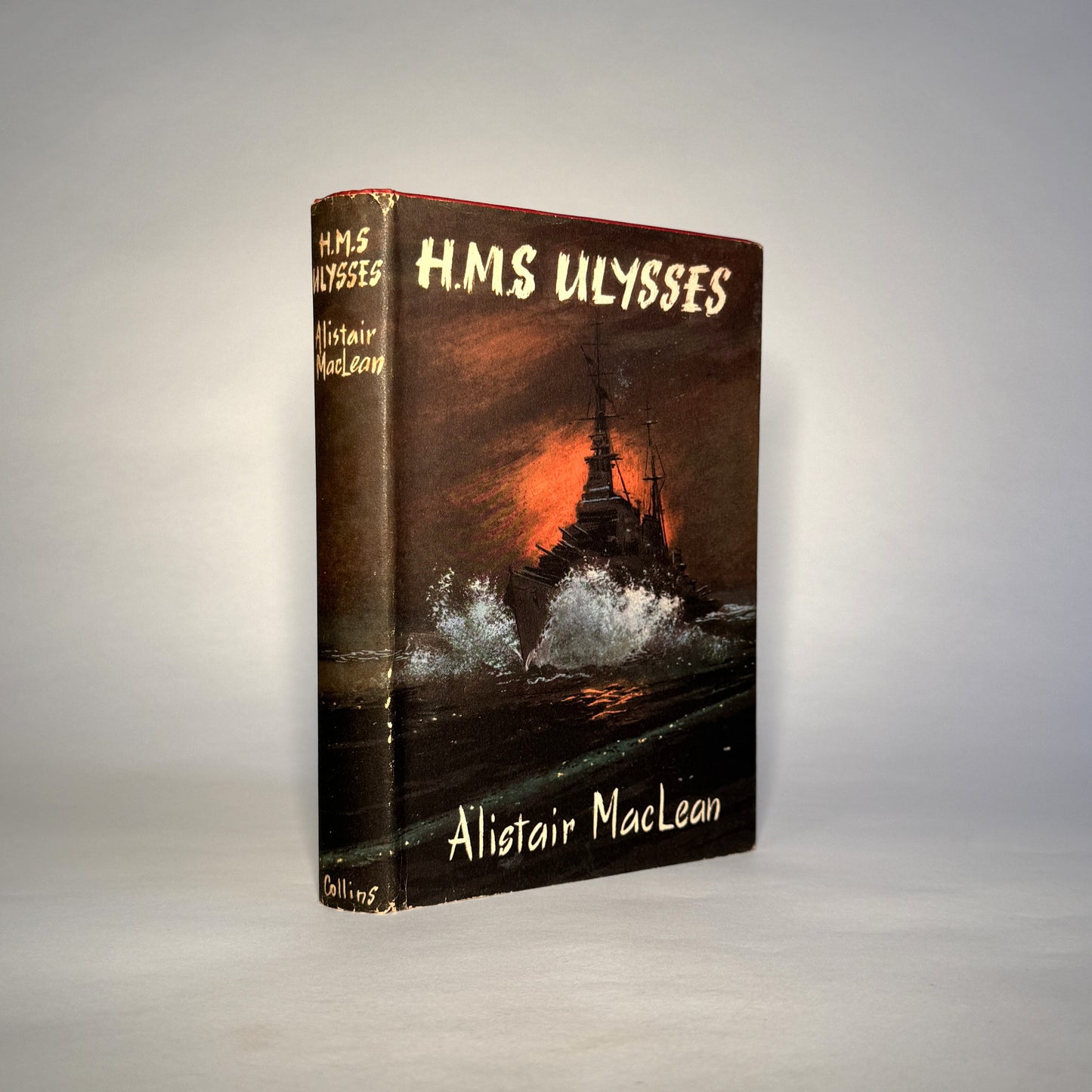 H.M.S. Ulysses by Alistair MacLean - Signed Copy in Unrestored Dust Jacket