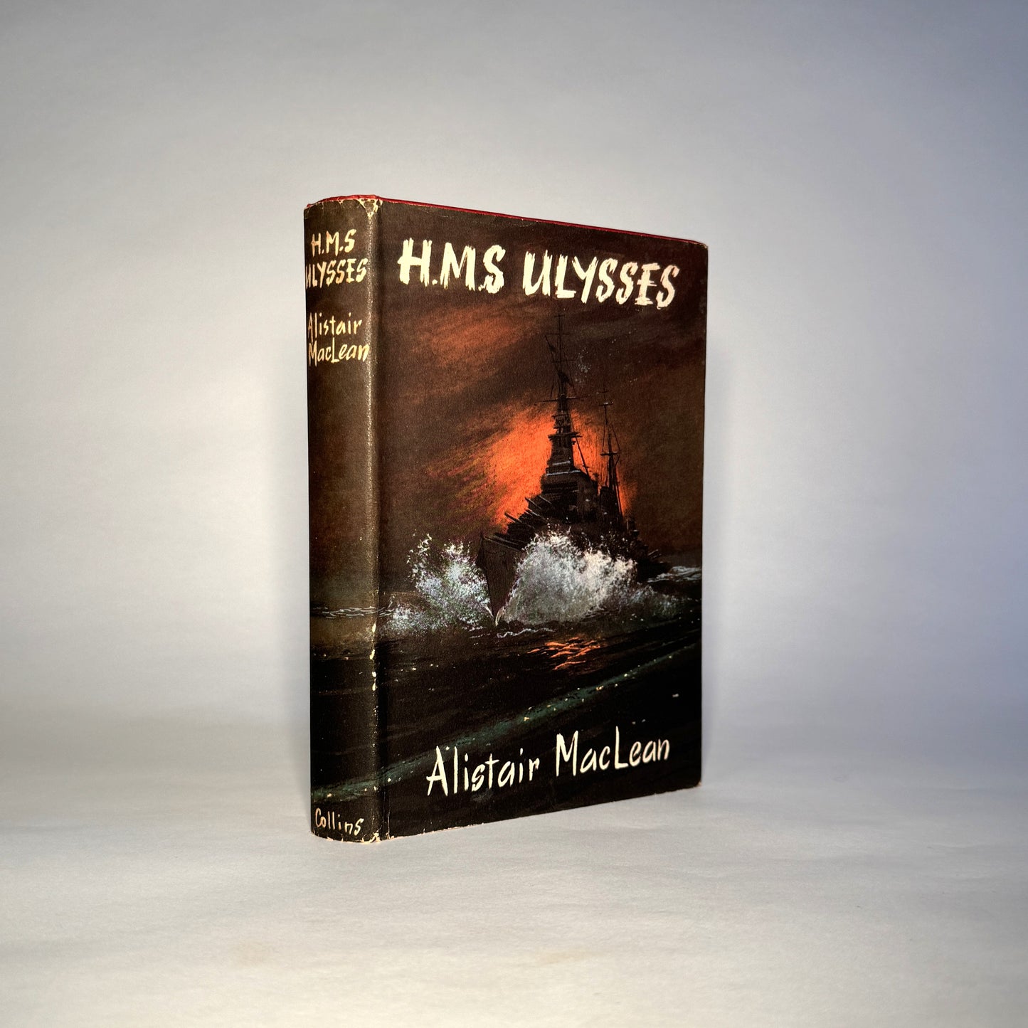 H.M.S. Ulysses by Alistair MacLean - Signed Copy in Unrestored Dust Jacket