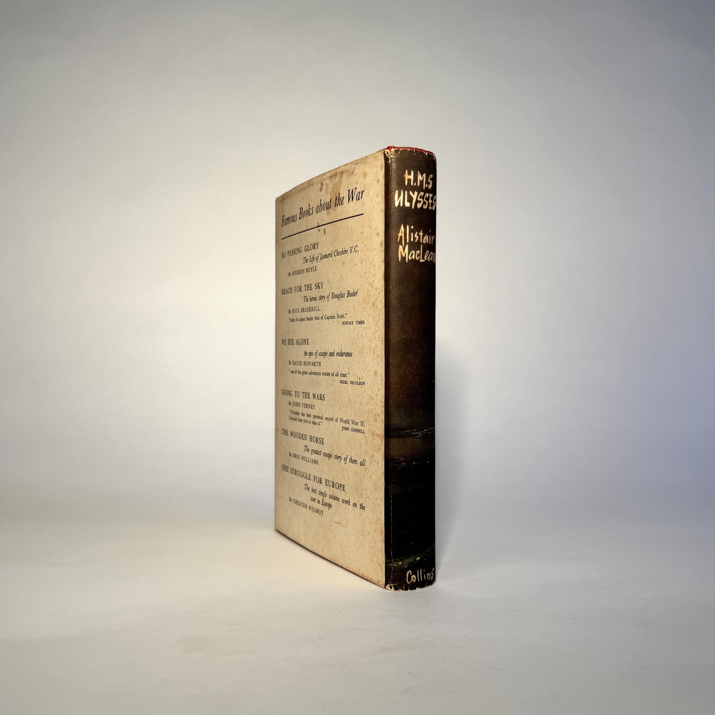 H.M.S. Ulysses by Alistair MacLean - Signed Copy in Unrestored Dust Jacket