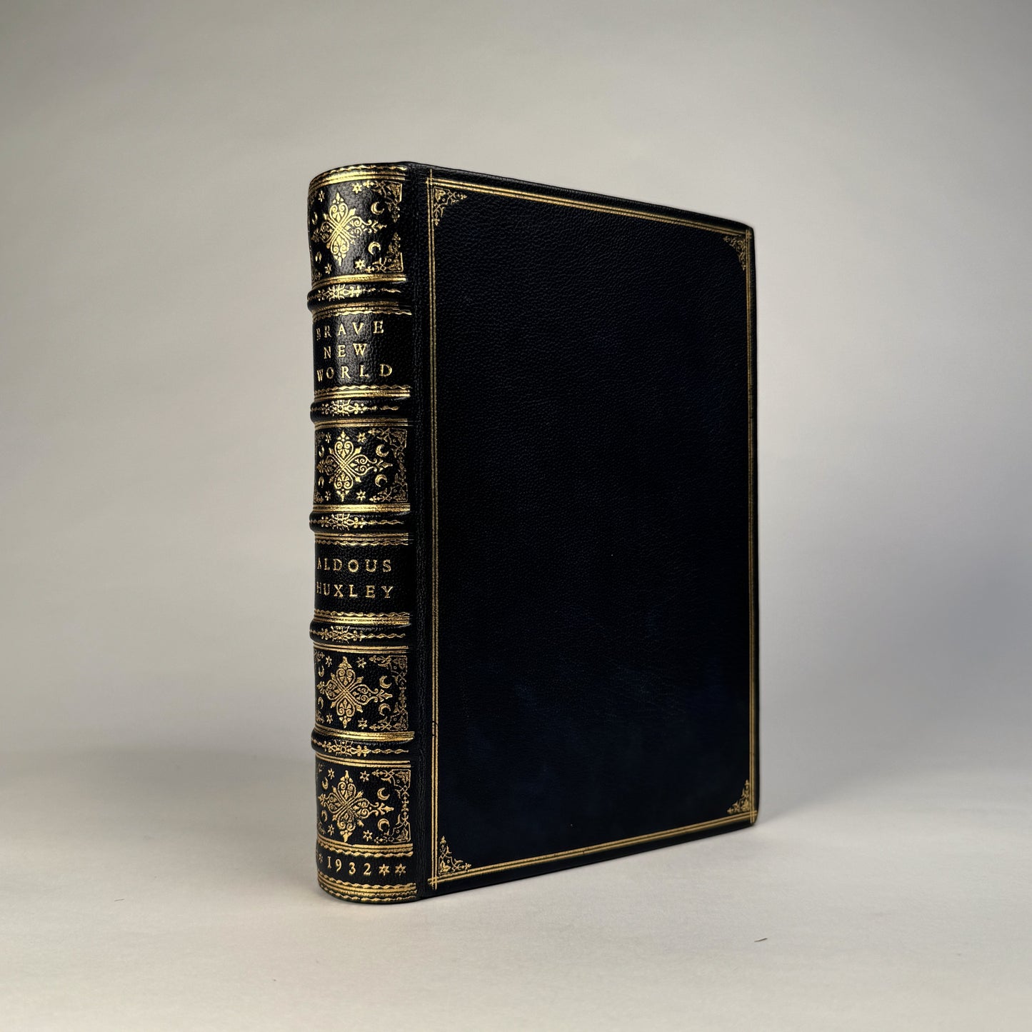 Aldous Huxley’s Brave New World - Finely Bound in Full Navy Morocco