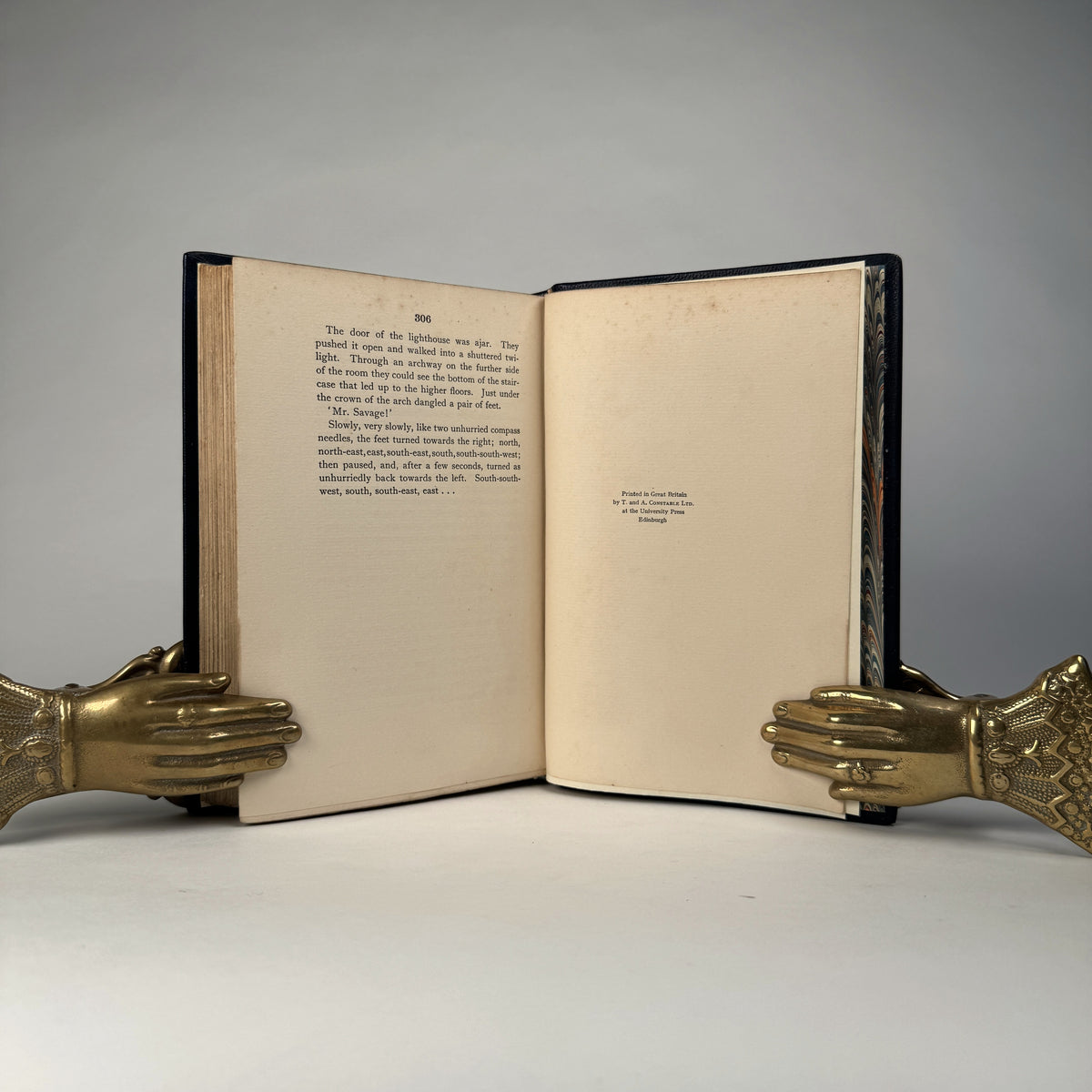 Aldous Huxley’s Brave New World - Finely Bound in Full Navy Morocco