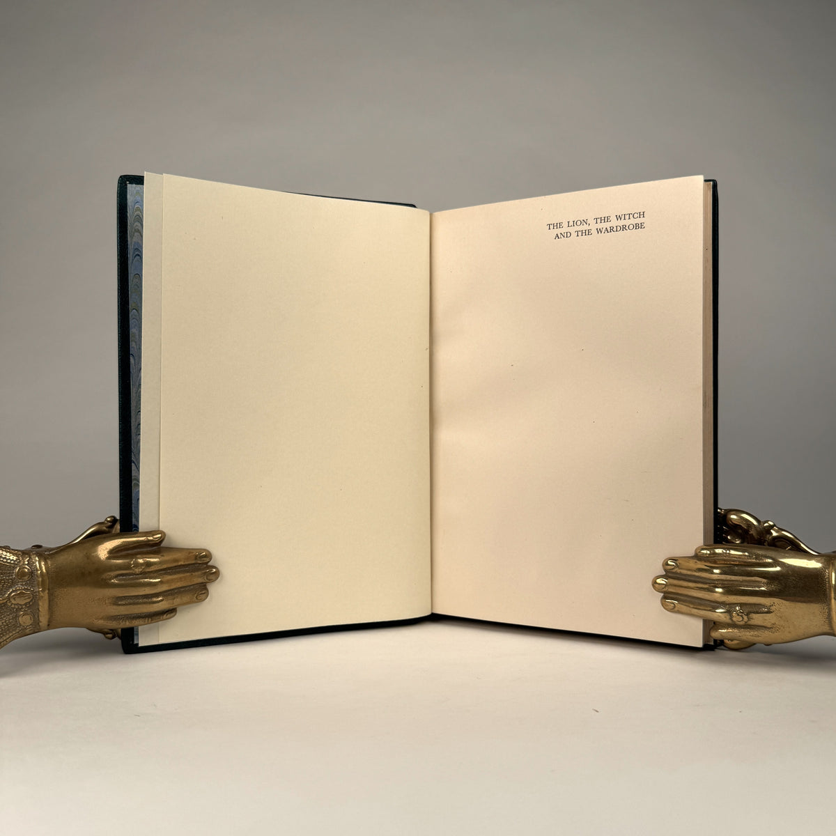 C. S. Lewis, The Lion, the Witch and the Wardrobe - Finely Bound in Full Green Morocco