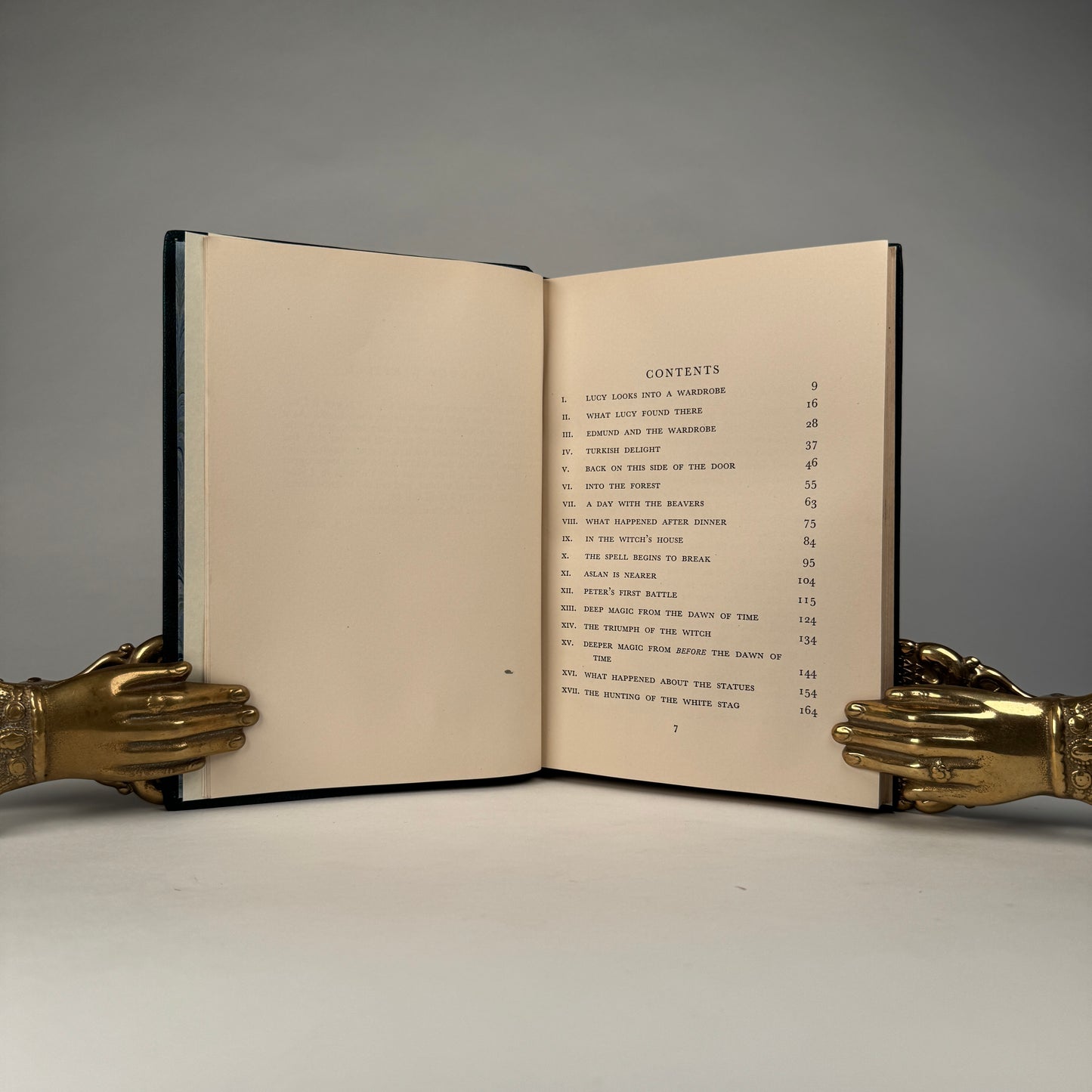 C. S. Lewis, The Lion, the Witch and the Wardrobe - Finely Bound in Full Green Morocco