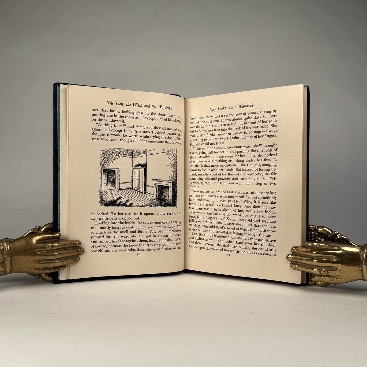 C. S. Lewis, The Lion, the Witch and the Wardrobe - Finely Bound in Full Green Morocco